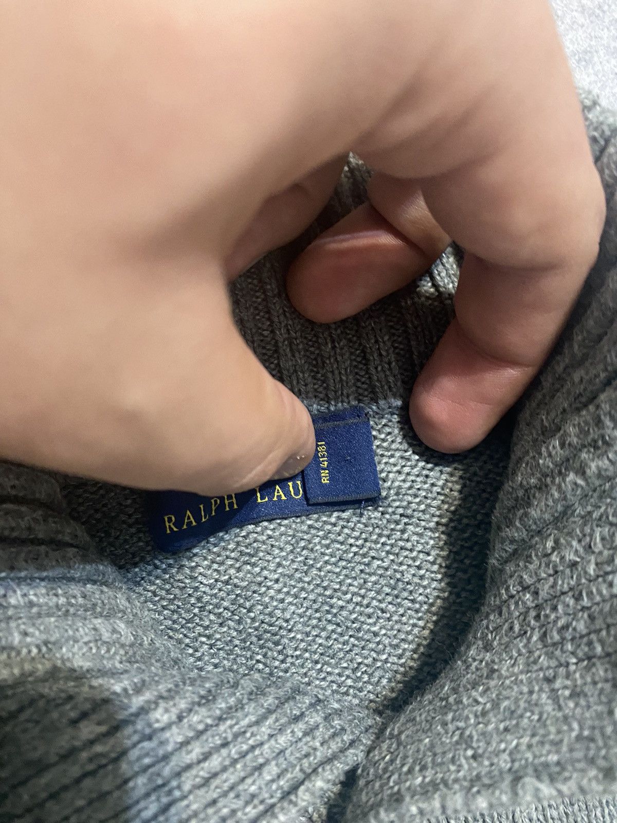 Polo Ralph Lauren × Ralph Lauren Polo Ralph Lauren Mock Neck Sweater Size US XL / EU 56 / 4 - 4 Thumbnail