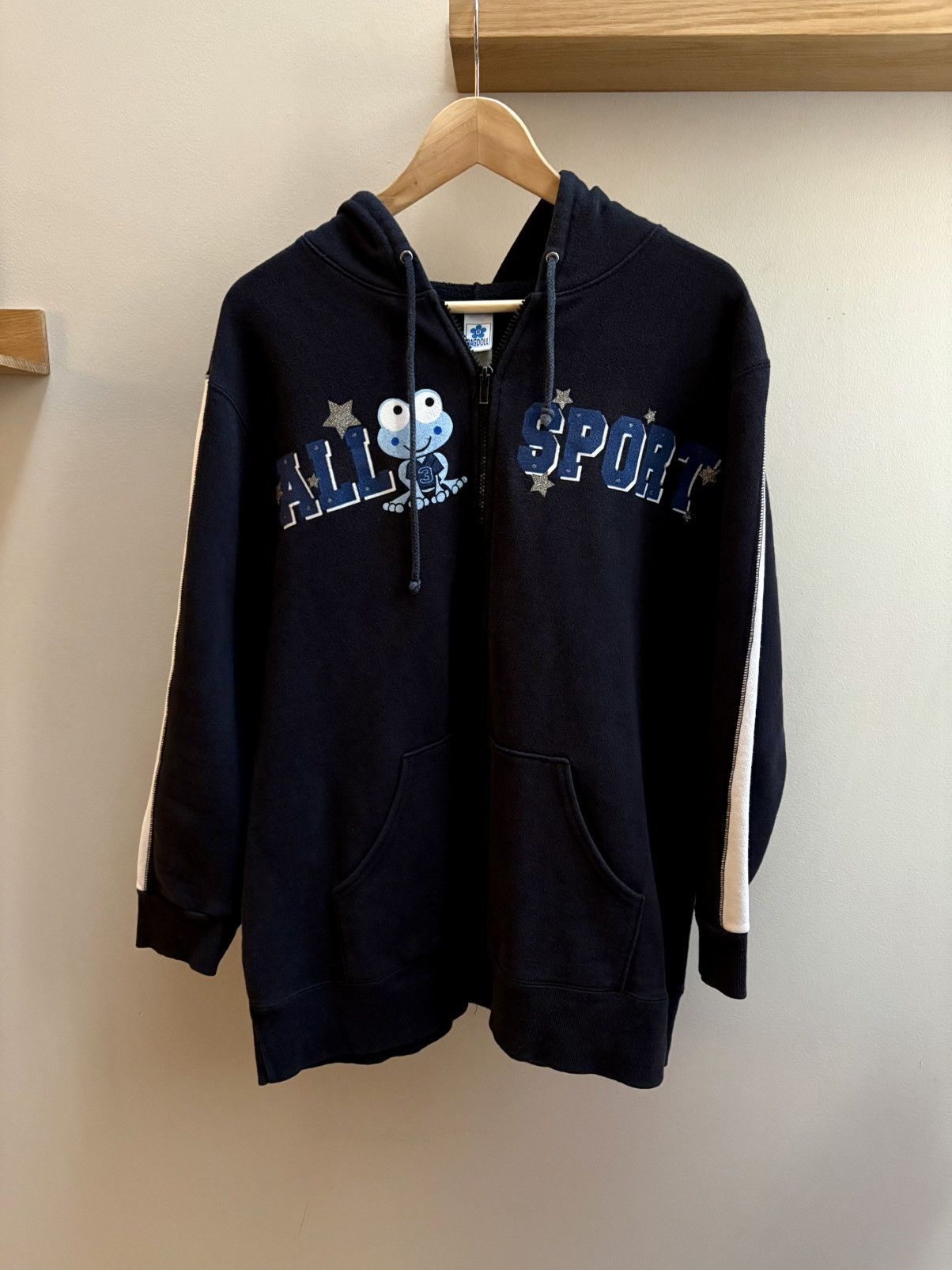 Frog Skateboards Ragdoll vintage 90s Y2k All Sport frog cartoon hoodie L Size L / US 10 / IT 46 - 1 Preview