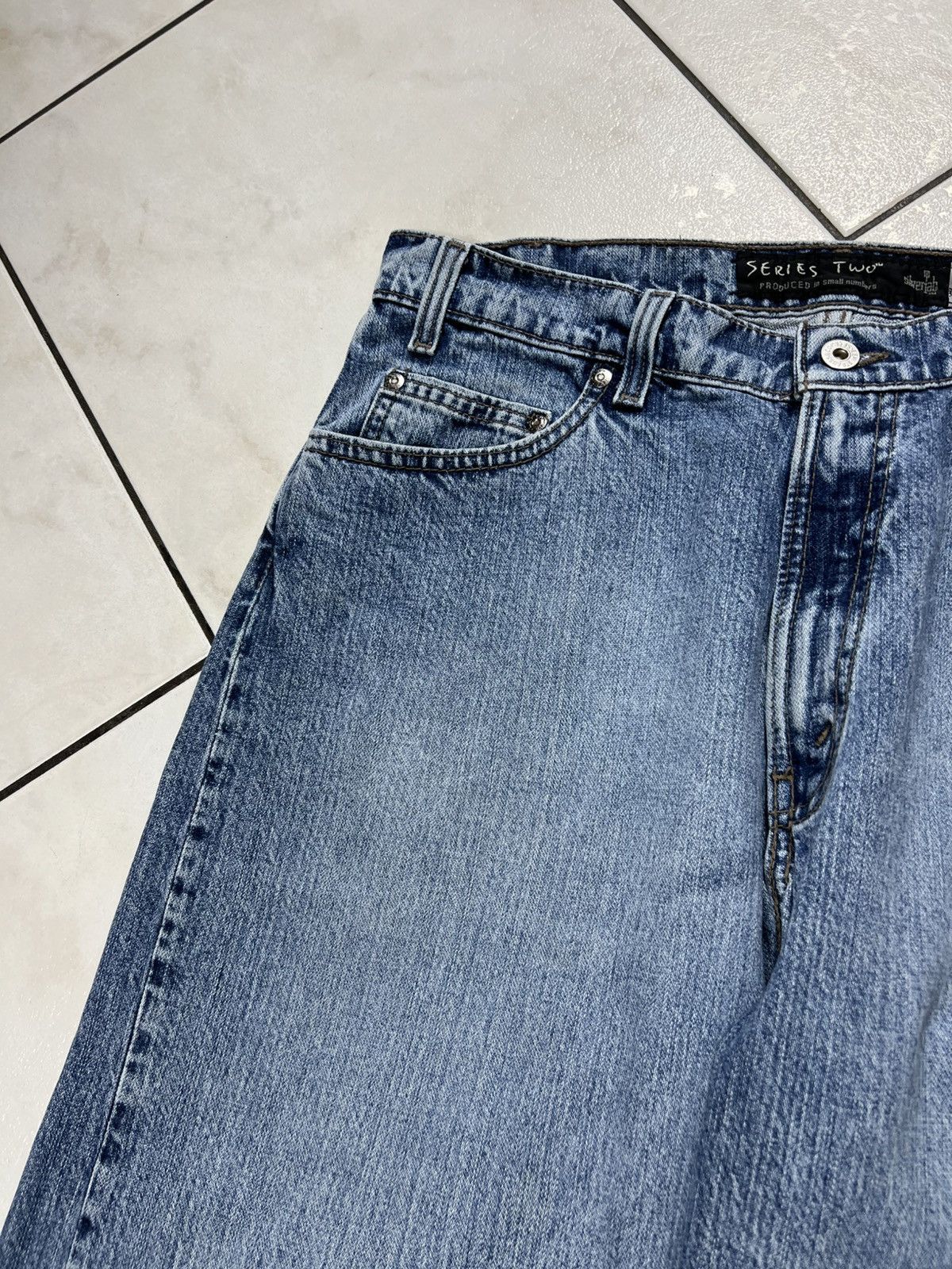 Levi's Vintage 90s Levi’s silver tab baggy retro washed denim jeans Size US 34 / EU 50 - 7 Thumbnail