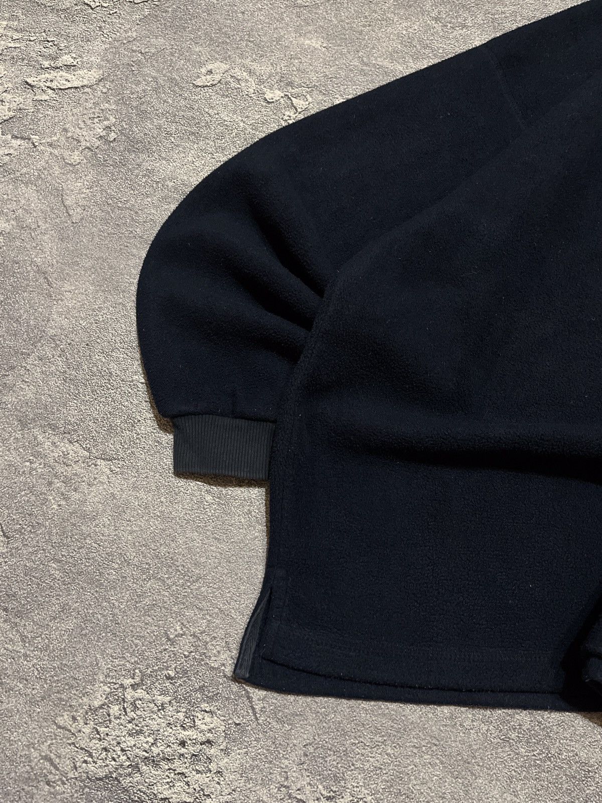 Vintage × Yves Saint Laurent Fleece YSL Sweatshirt 1/4 Logo YSL Sweater Size US XL / EU 56 / 4 - 2 Thumbnail
