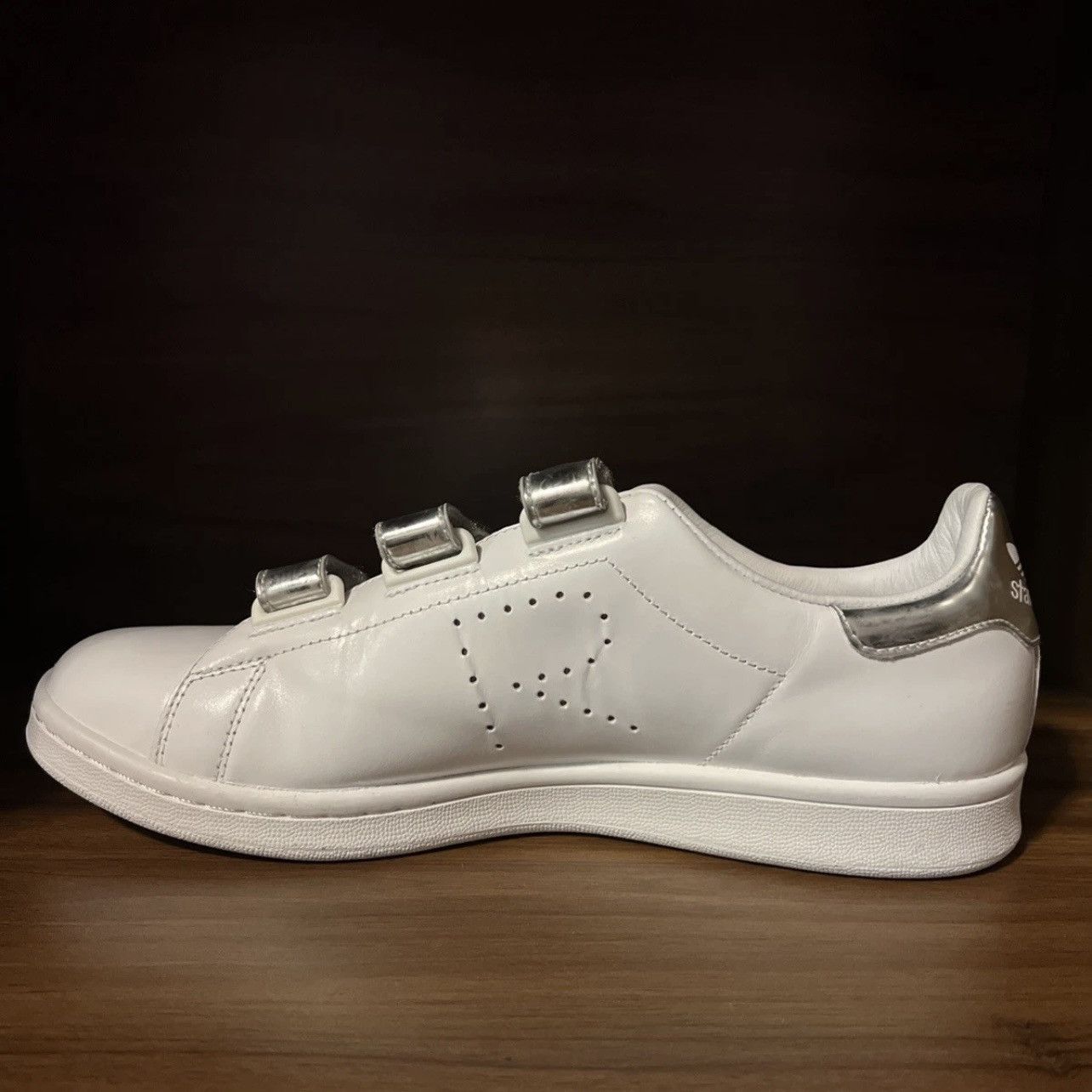 Adidas × Raf Simons FW16 Adidas Raf Simons Stan Smith Comfort White & Silver Size US 9.5 / EU 42-43 - 13 Thumbnail