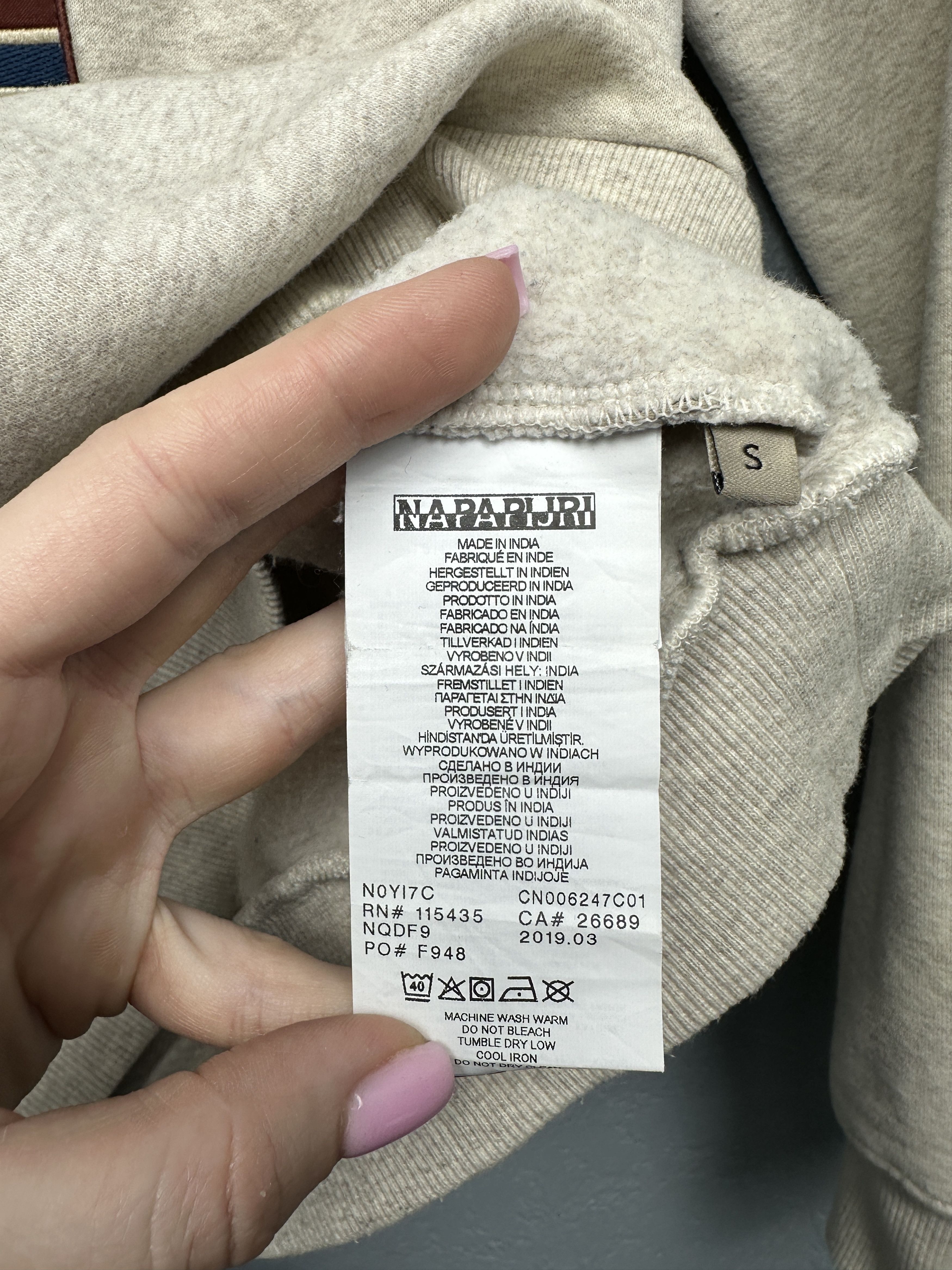 Napapijri Napapijri Mens Big Logo Hoodie Size US S / EU 44-46 / 1 - 6 Thumbnail