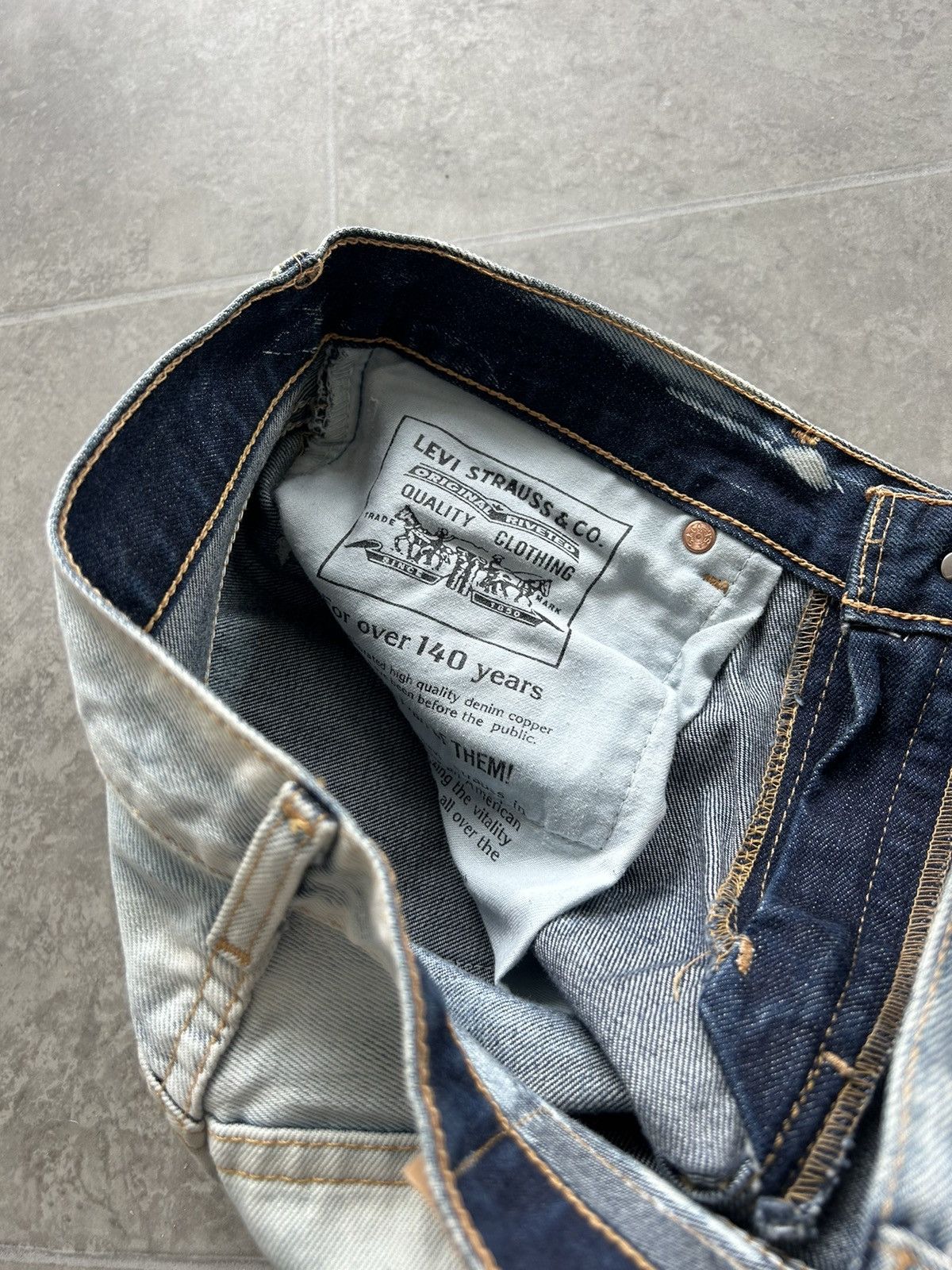 Levi's × Vintage LEVI’S Vintage 525 Faded Flare Jeans Y2K Avant garde 00s Size 30" / US 8 / IT 44 - 9 Thumbnail