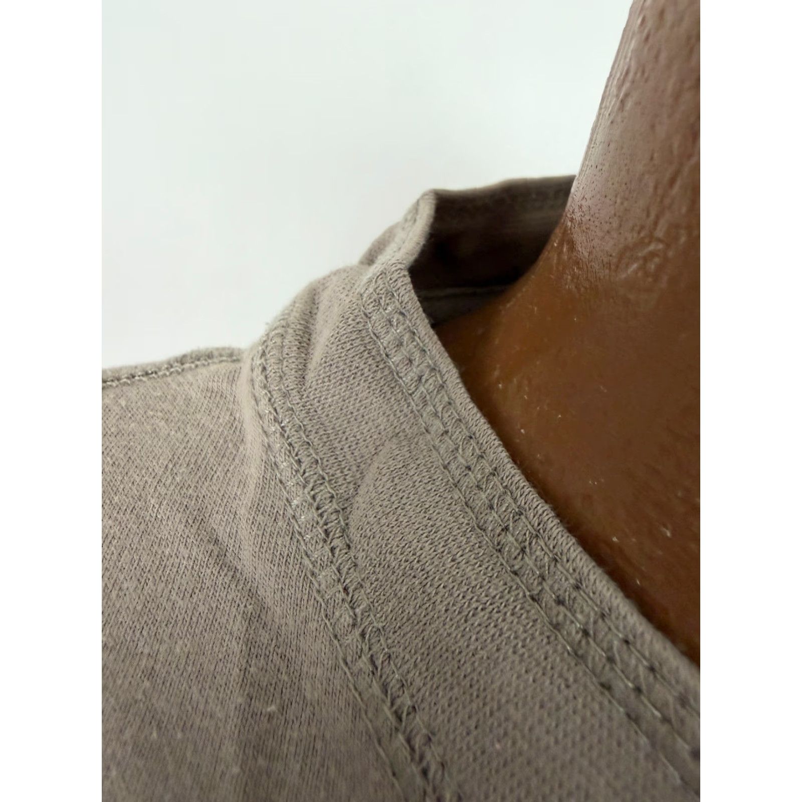 Vintage VINTAGE Outdoor Exchange Shirt Men L Beige Henley Midweight Cotton 90s Grunge Outdoor Mens Size US L / EU 52-54 / 3 - 3 Thumbnail