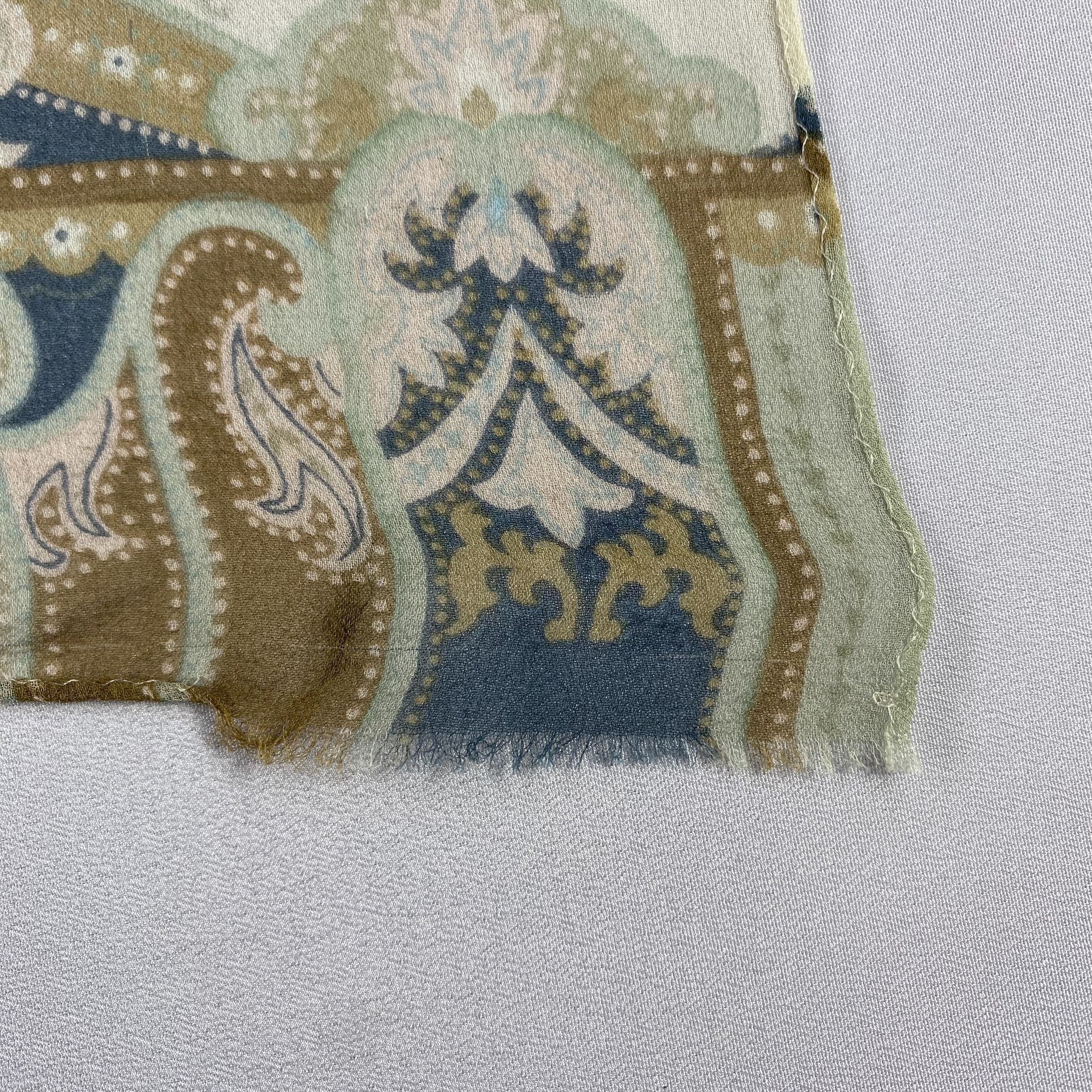 Japanese Brand × Vintage Vintage Paisley Silk Scarf SS091 Size ONE SIZE - 4 Thumbnail