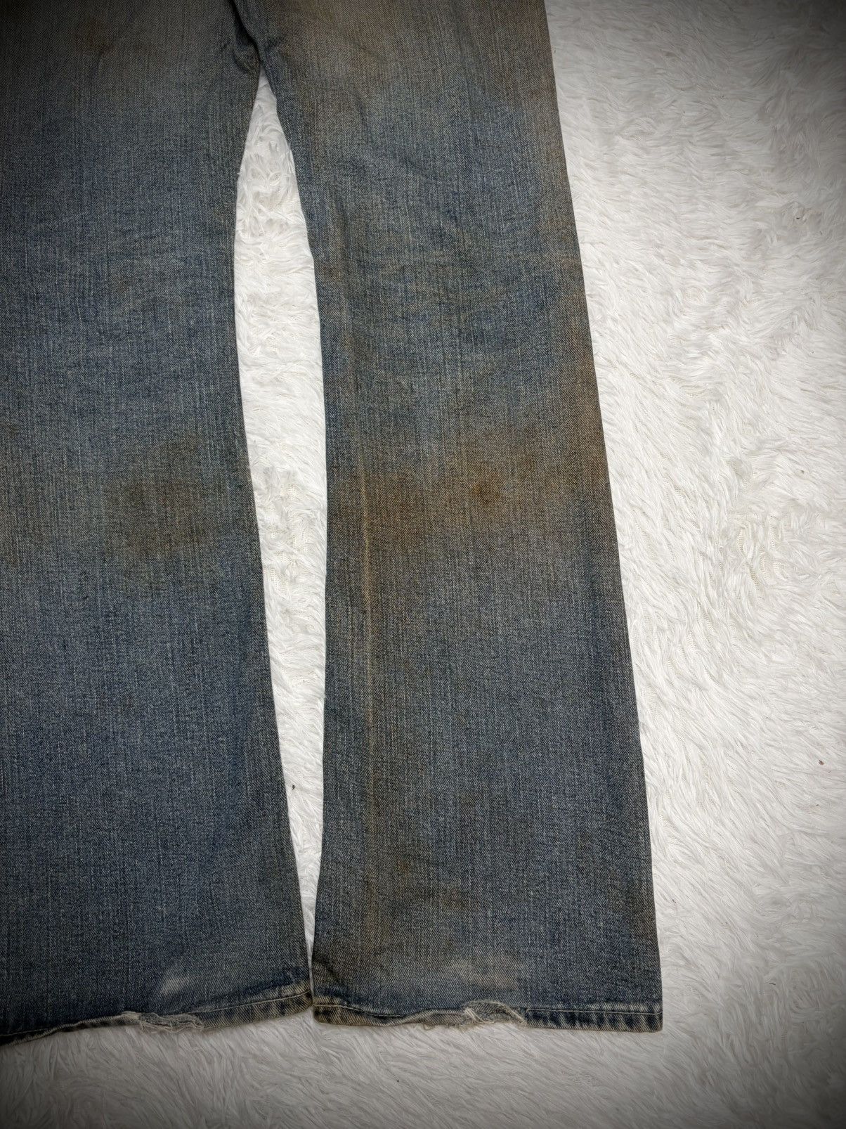 Vintage Vintage Lee Riders Cowboy Bootcut Flared Rusty Mudwash Jeans Size US 30 / EU 46 - 10 Thumbnail