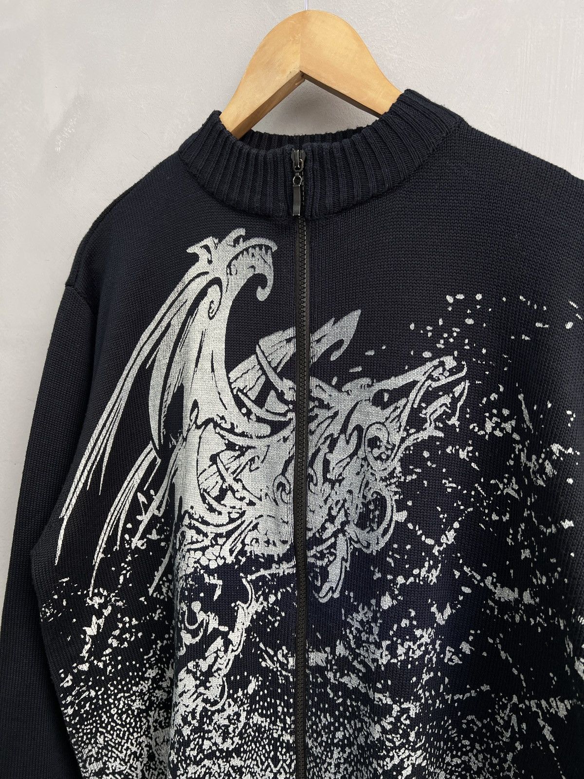 Diesel Vintage diesel style full print zip sweater y2k Size US L / EU 52-54 / 3 - 4 Thumbnail