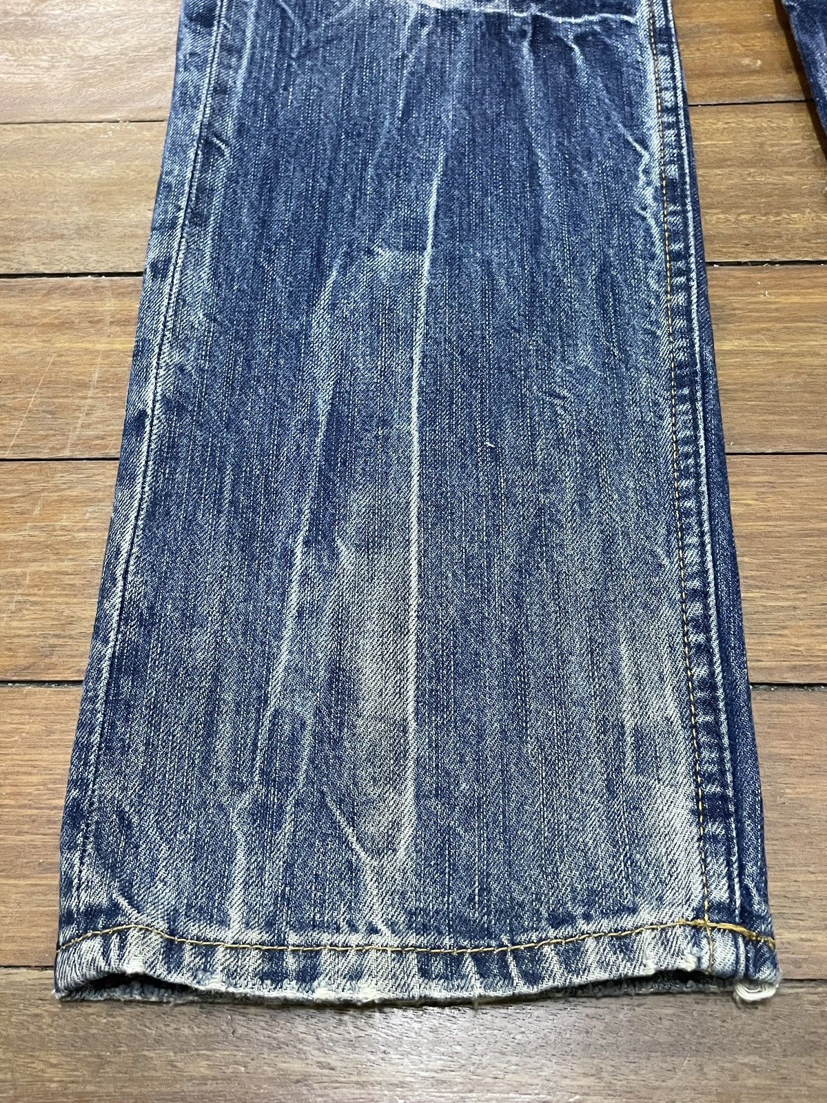 14th Addiction × Japanese Brand Rare Design Vintage Japanese Brand Villand Jeans 2000s Size US 31 - 6 Thumbnail