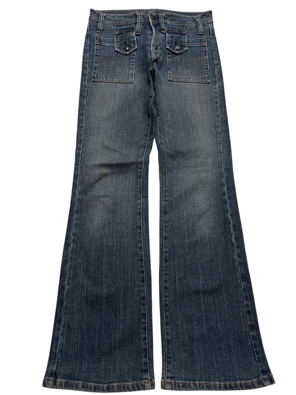 Japanese Brand 💥Flare💥Vtg Gu Rare Bushpants Pocket Mudwash Kapital Style Size US 28 / EU 44 - 2 Thumbnail