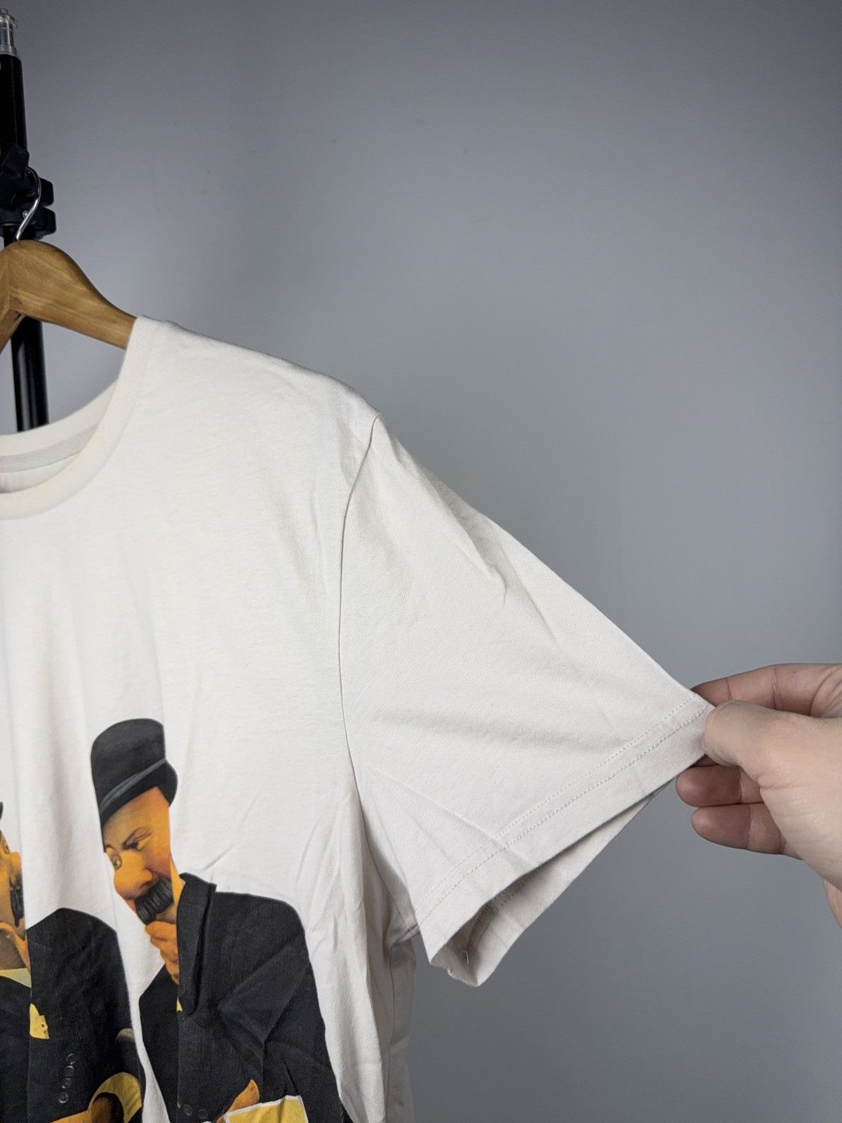 Vintage Tintin Movie Graphic T-Shirt 2012 Paramount Comic Art Tee Size US L / EU 52-54 / 3 - 9 Thumbnail