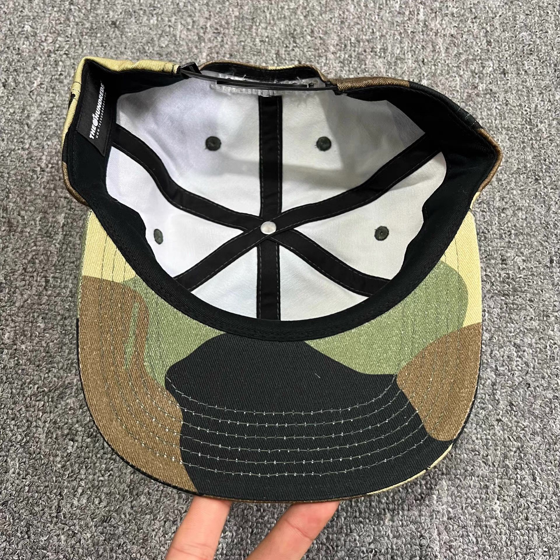 The Hundreds The Hundreds BombCamouflageEmbroidered Baseball Visor Q7 Size ONE SIZE - 4 Thumbnail