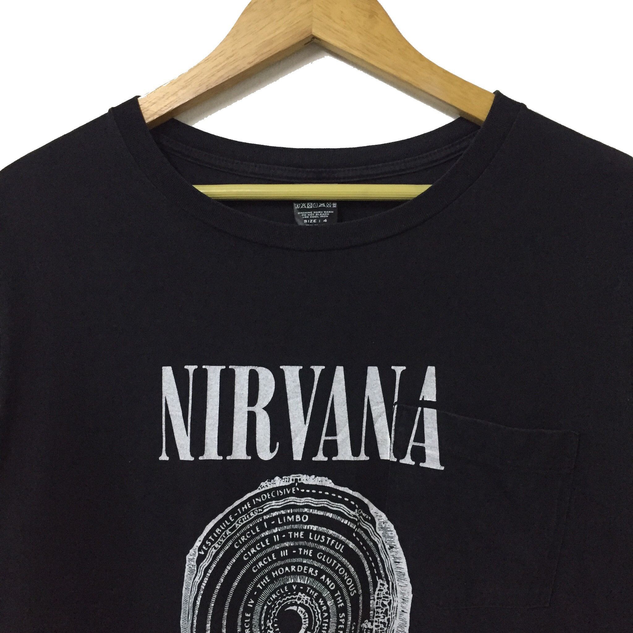 Number (N)ine NUMBER (N)INE VESTIBULE NIRVANA GRUNGE JAPAN TSHIRT Size US L / EU 52-54 / 3 - 3 Thumbnail