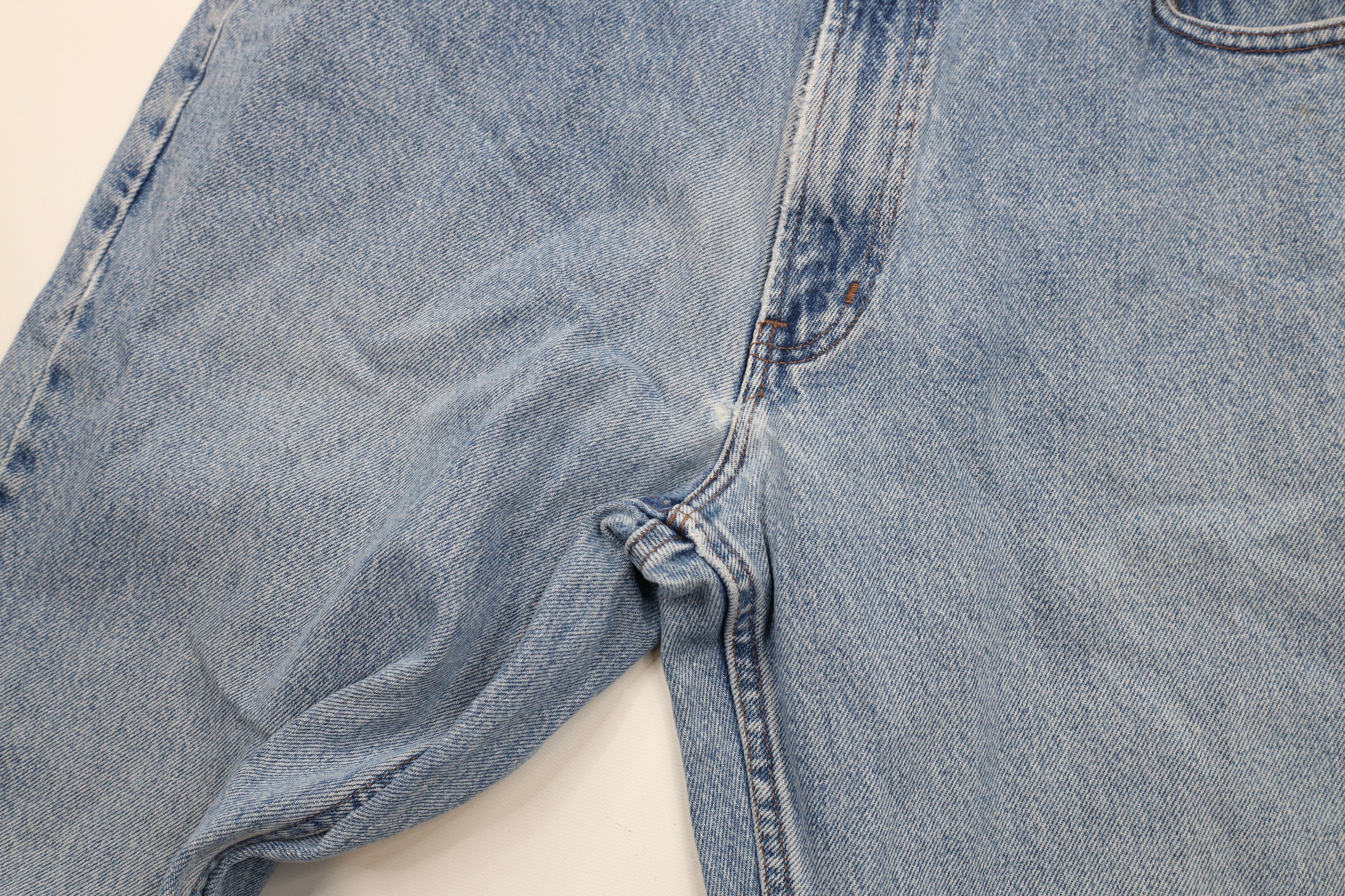 Harley Davidson × Vintage Vintage 90s Harley Davidson Relaxed Fit Denim Jeans Blue Size US 34 / EU 50 - 6 Thumbnail