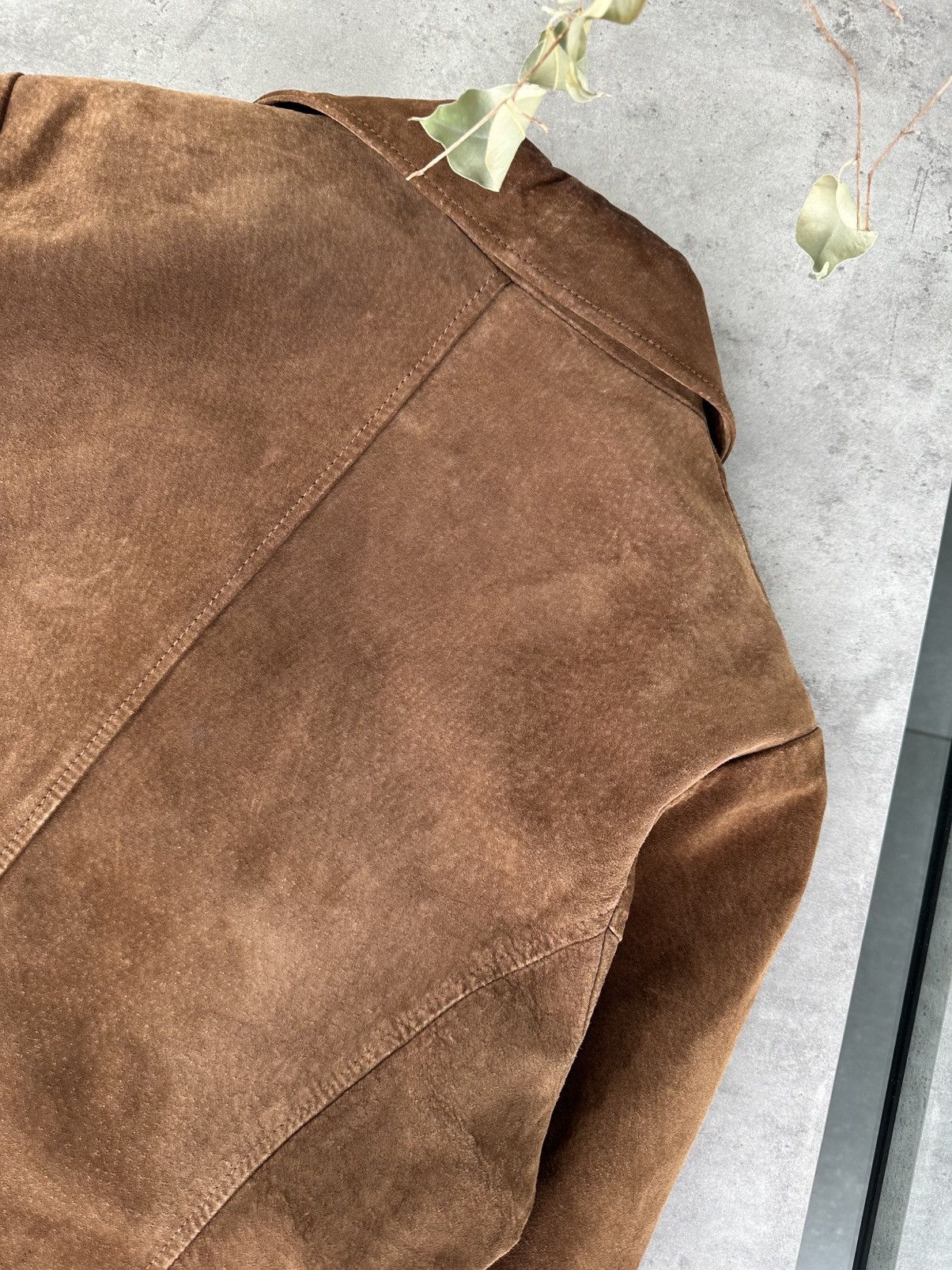 Japanese Brand Vintage Suede Jacket Size M / US 6-8 / IT 42-44 - 13 Thumbnail