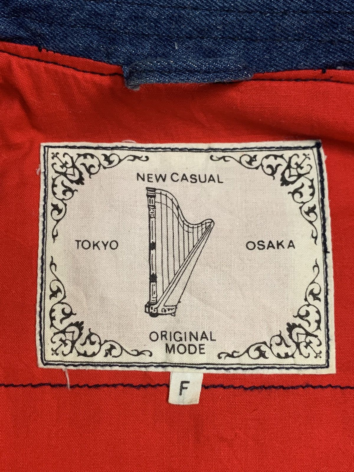 Japanese Brand Rare Design Vintage New Casual Original Mode Denim Jackets Size US L / EU 52-54 / 3 - 4 Thumbnail