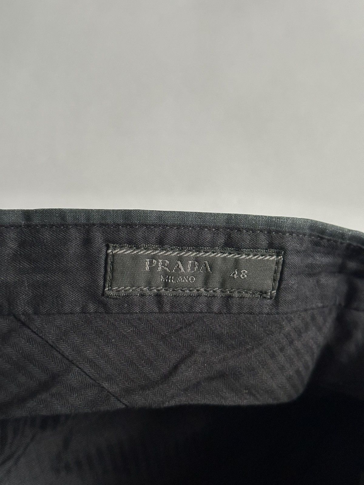 Prada Prada SS10 Coated Wool Pants Size US 32 / EU 48 - 11 Thumbnail
