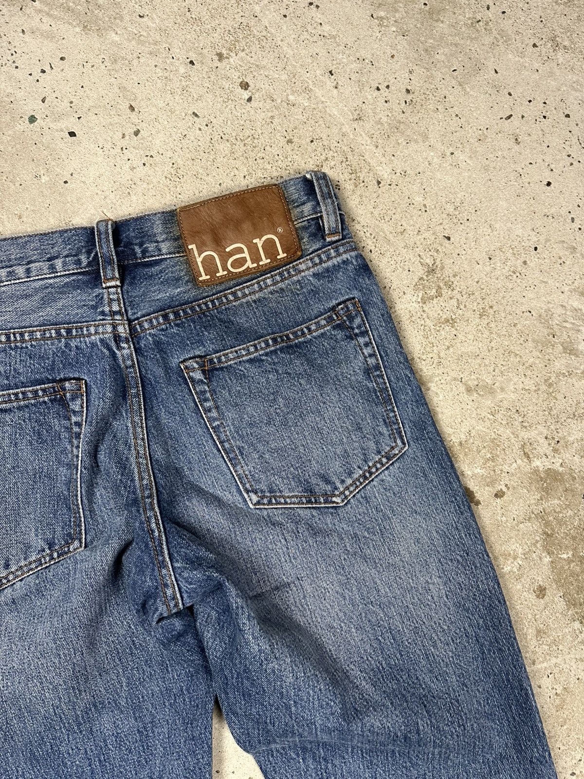 Han Kjobenhavn Han Kjobenhavn Blue Selvedge Denim Pants Jeans Selvage Size US 28 / EU 44 - 16 Thumbnail