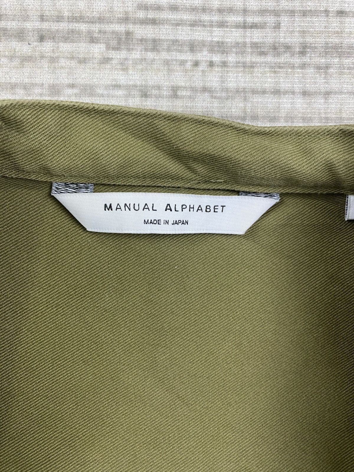 Manual Alphabet 🔥 Manual Alpabet Japan Fashion Style Twill Pull Over Jacket Size US L / EU 52-54 / 3 - 8 Thumbnail