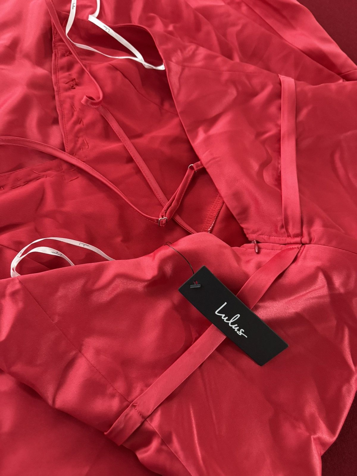 Lulus Rhinestone red dress Size XL / US 12-14 / IT 48-50 - 4 Thumbnail