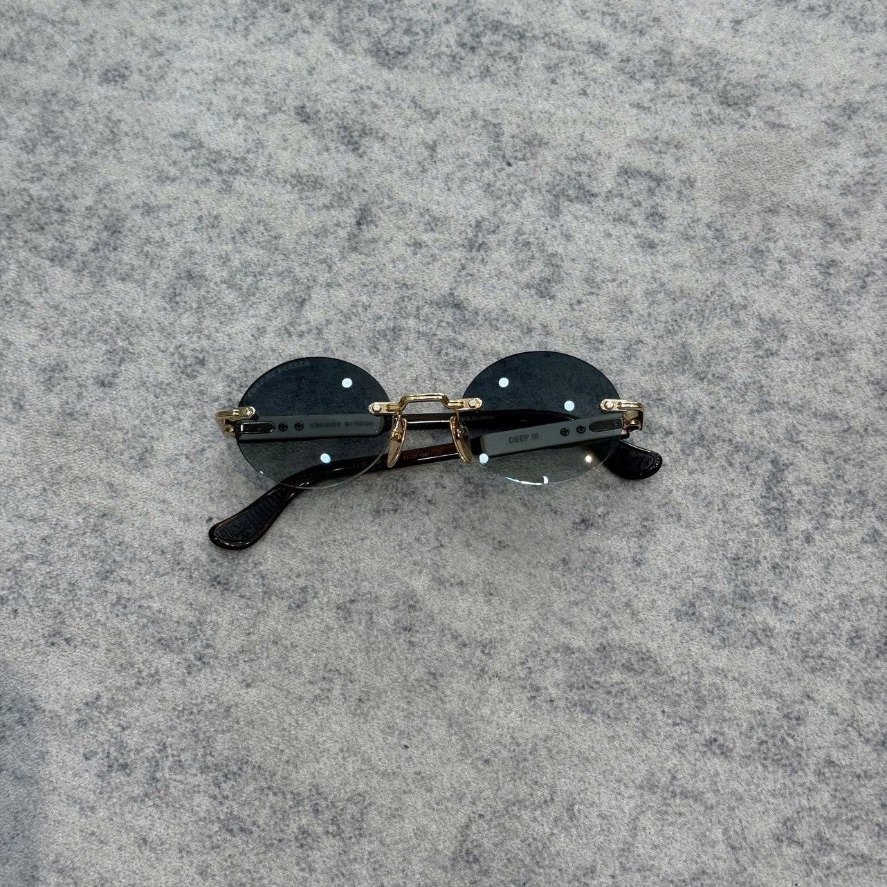 Chrome Hearts CHROME HEARTS DEEP III Gold -White Ebony Piano Varnish-Sun Size ONE SIZE - 6 Thumbnail