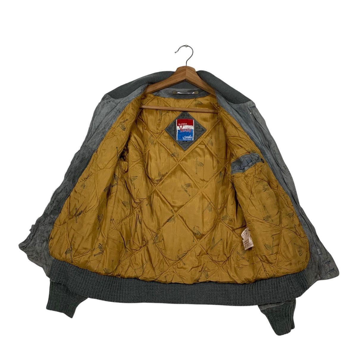 Catalina CATALINA Leather Varsity Bomber Jacket #2181-C96 Size US XS / EU 42 / 0 - 11 Thumbnail