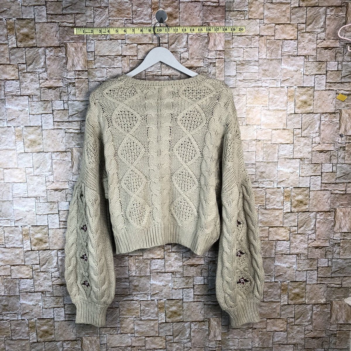 Homespun Knitwear × Japanese Brand Apres Jour Brown art baggie Knitwear #A846 Size L / US 10 / IT 46 - 14 Thumbnail