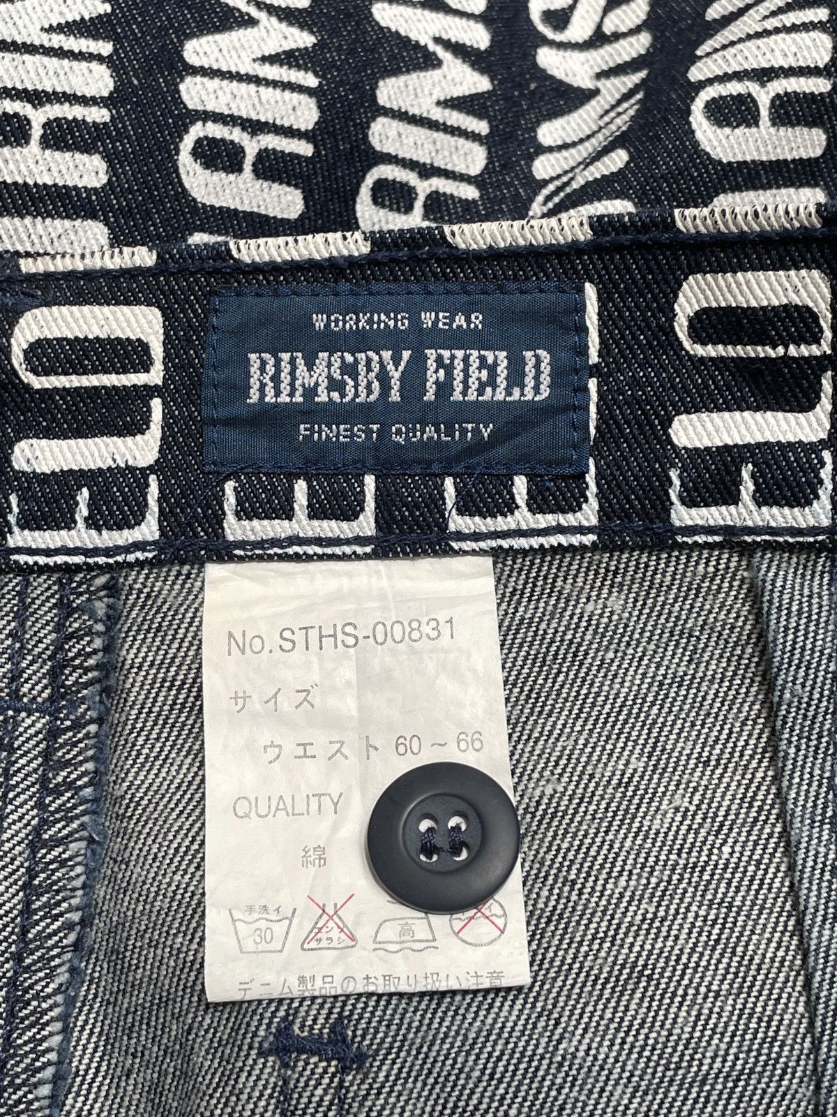 Hysteric Glamour × Japanese Brand × Vintage Vintage Japanese Brand Rimsby Field Denim Fullprint 2000s Size US 29 - 9 Thumbnail