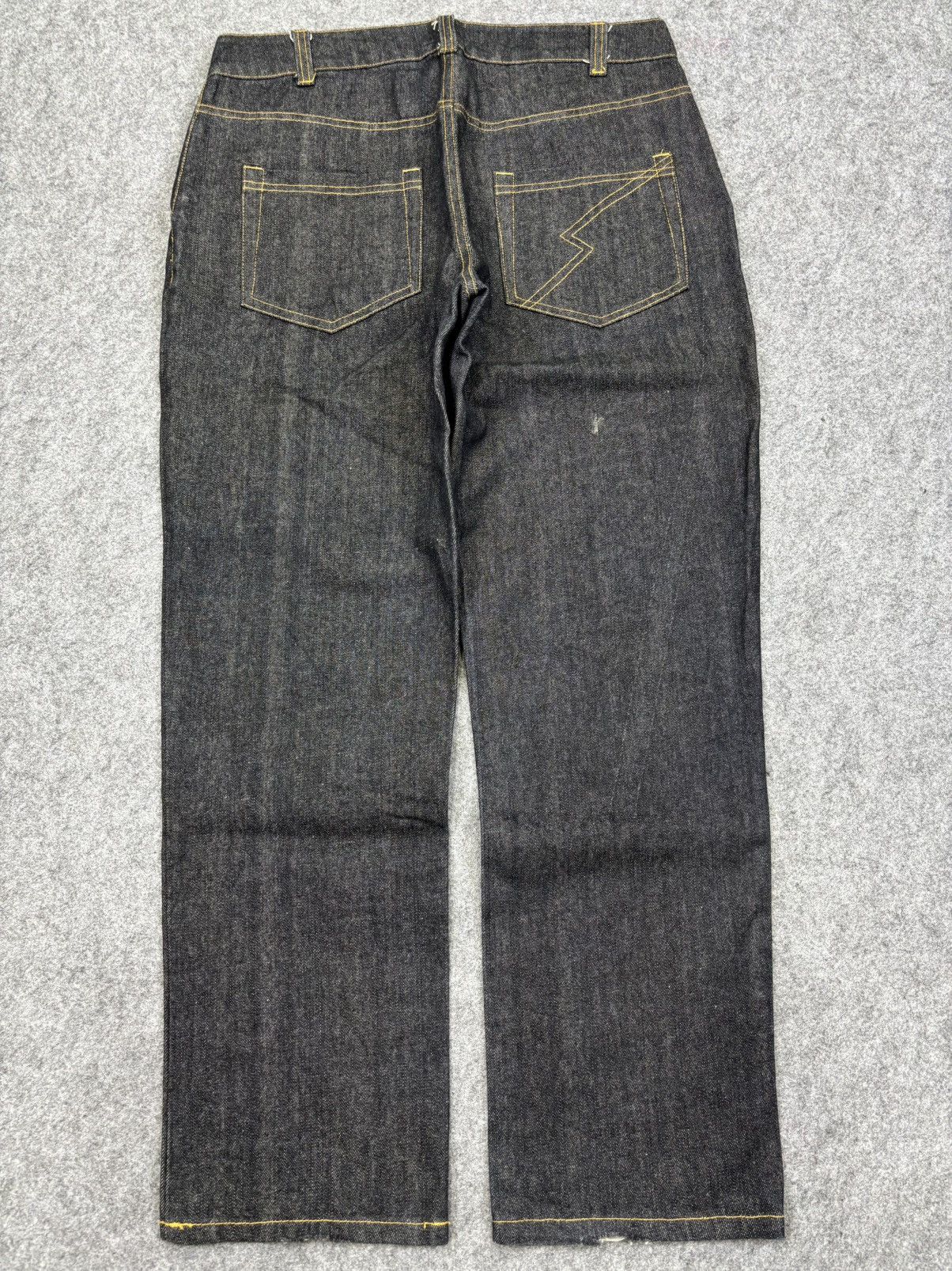 Japanese Brand SEX POT ReVeNGe Japan Punk Spell Out Logo Denim F741 Size US 32 / EU 48 - 19 Thumbnail
