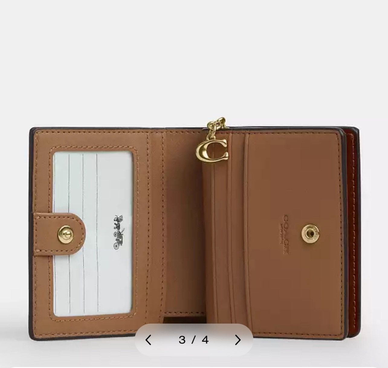 Coach ❤️❤️Coach Snap Wallet In Signature Canvas With Halloween Print Size ONE SIZE - 2 Thumbnail