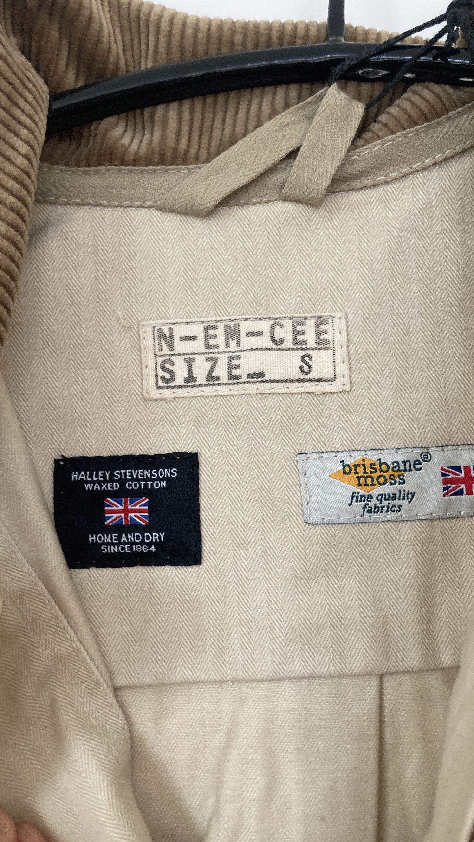 Other N-EM-CEE Waxed Cotton Overcoat (Made in UK) Size US S / EU 44-46 / 1 - 3 Thumbnail