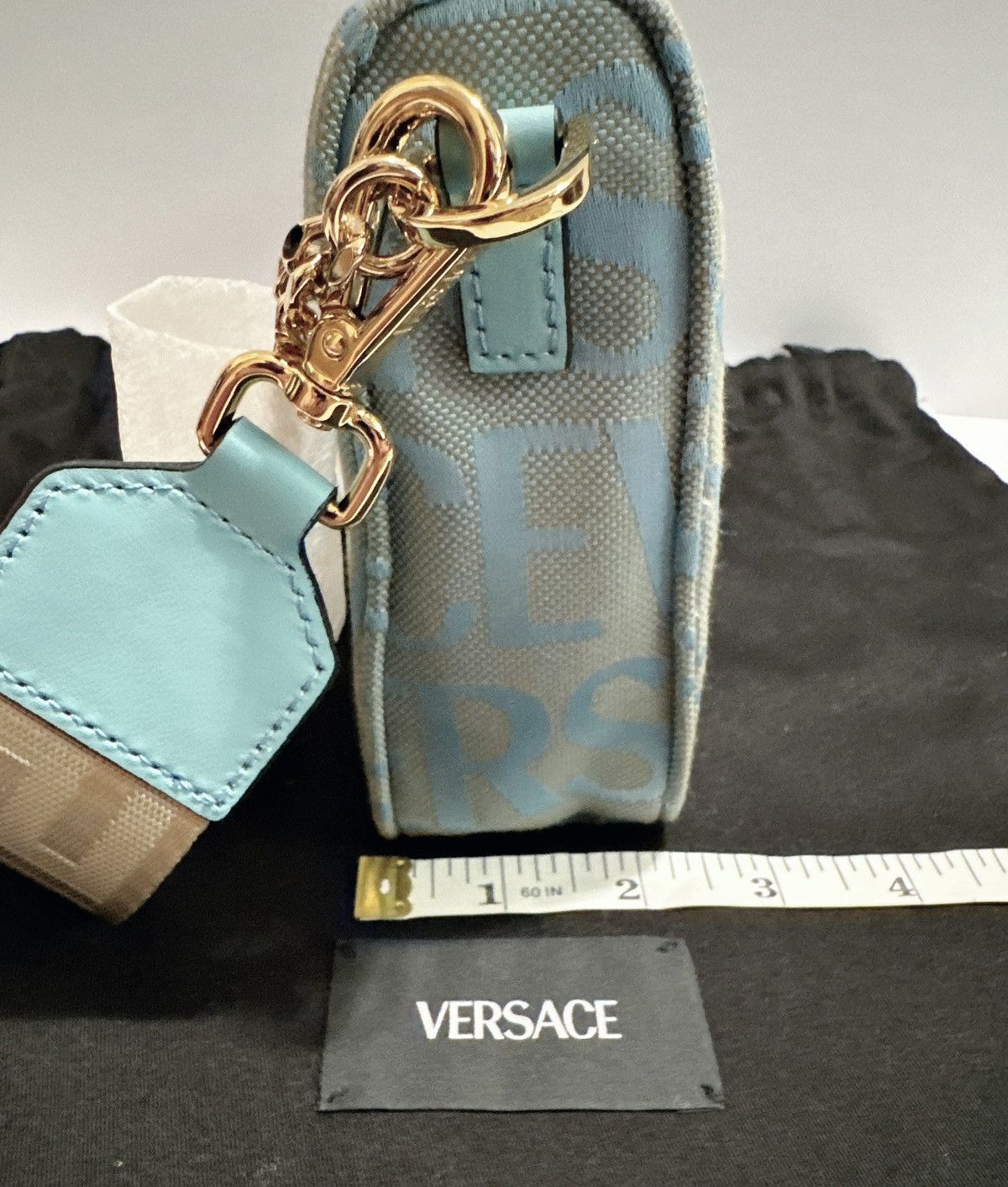 Versace Versace Logo Convertible Crossbody Bag – Retail $1630 Size ONE SIZE - 11 Thumbnail