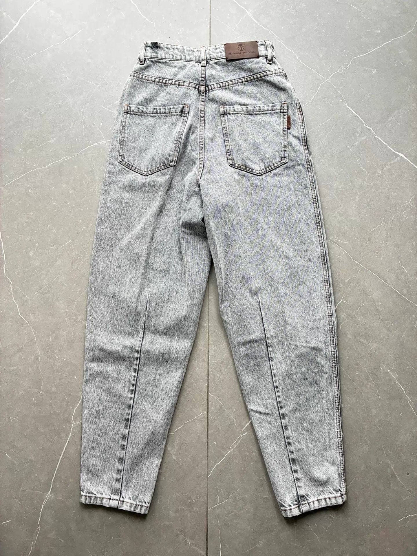 Brunello Cucinelli Brunello Cucinelli Light Gray Women's 38 Jeans Size 26" / US 2 / IT 38 - 3 Thumbnail
