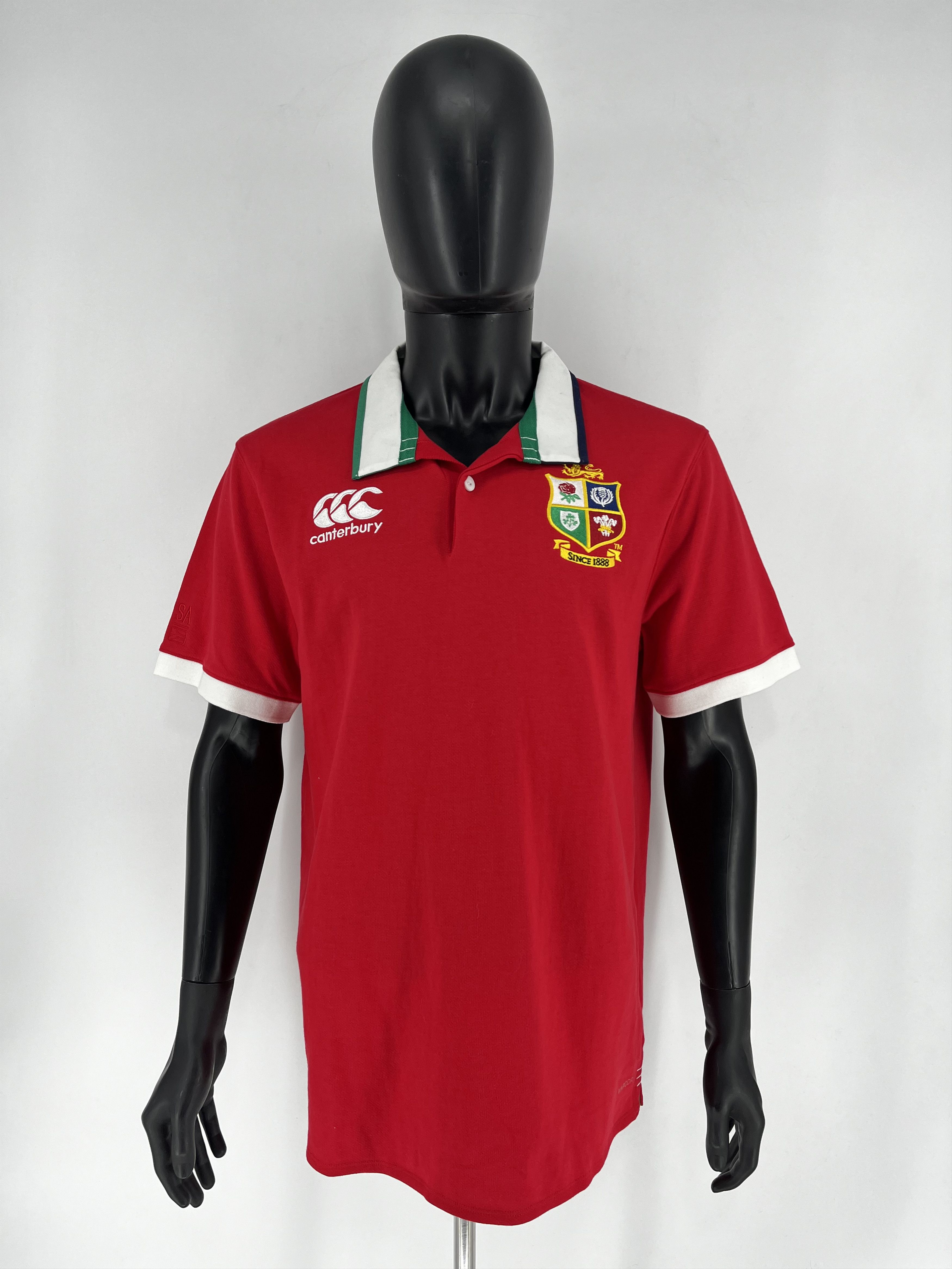 Canterbury of New Zealand × Vintage Canterbury British & Irish Lions Rugby Polo Shirt Men's Size US L / EU 52-54 / 3 - 2 Thumbnail