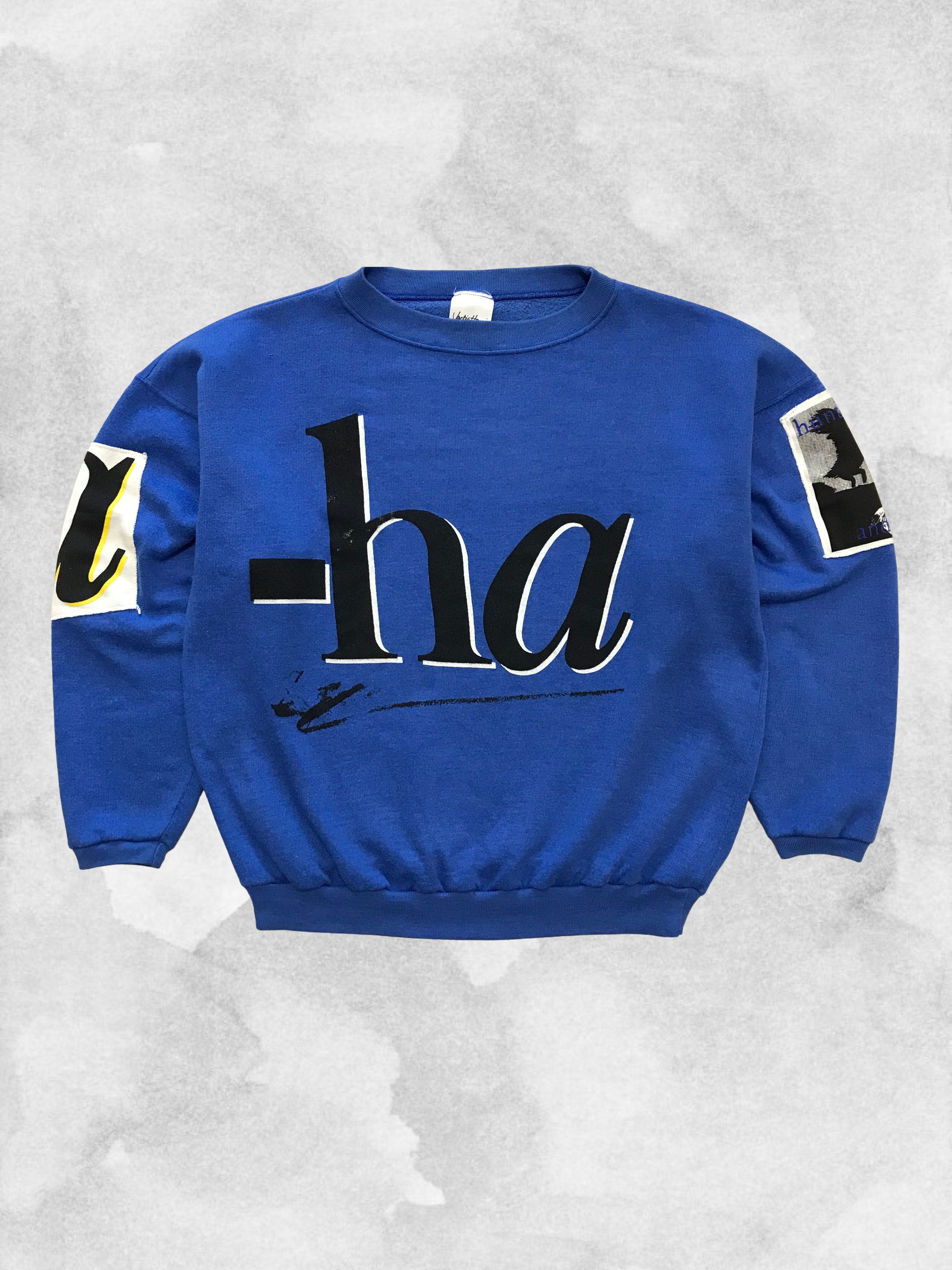 Band Tees A-ha 1985 Hunting High and Low Vintage Sweatshirt 80s Pop Size US L / EU 52-54 / 3 - 1 Thumbnail