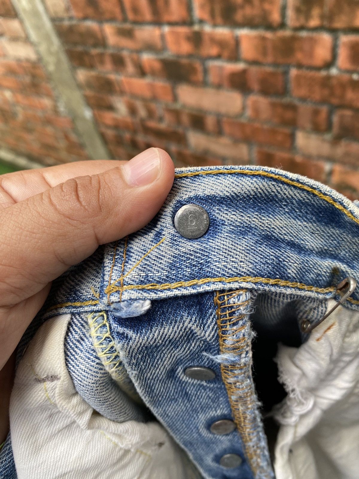 Vintage W32x30 Vintage levi's 501 redline made in USA 80s distressed Size US 32 / EU 48 - 11 Thumbnail