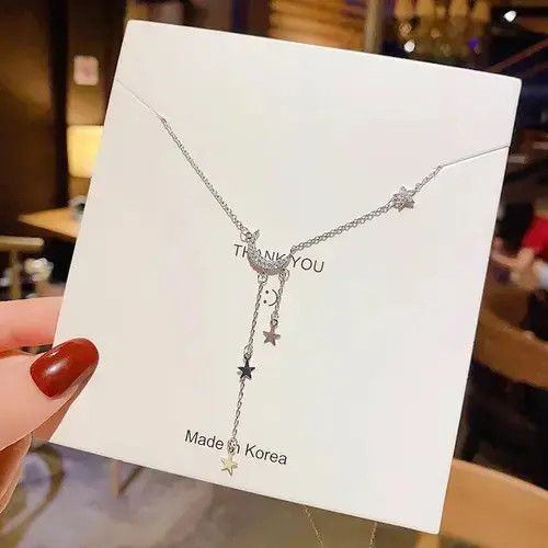 Other Moon and Stars Pendant Necklace for Women Size ONE SIZE - 2 Thumbnail