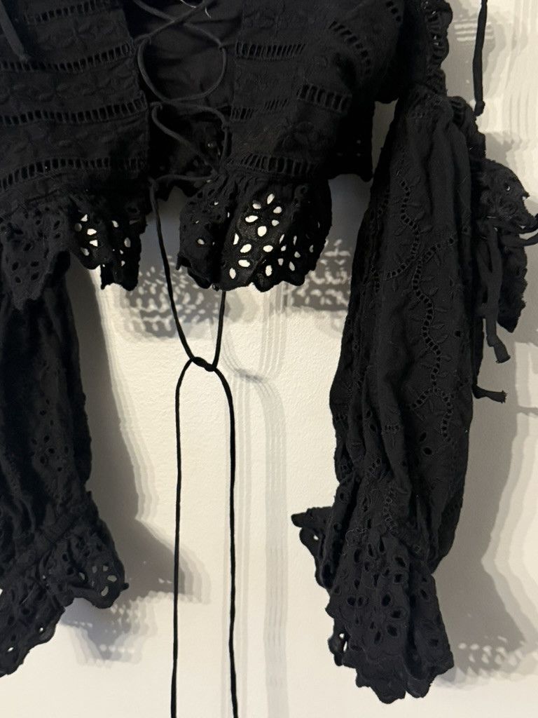 For Love & Lemons Crochet Top Size XXS / US 00 / IT 34 - 6 Thumbnail