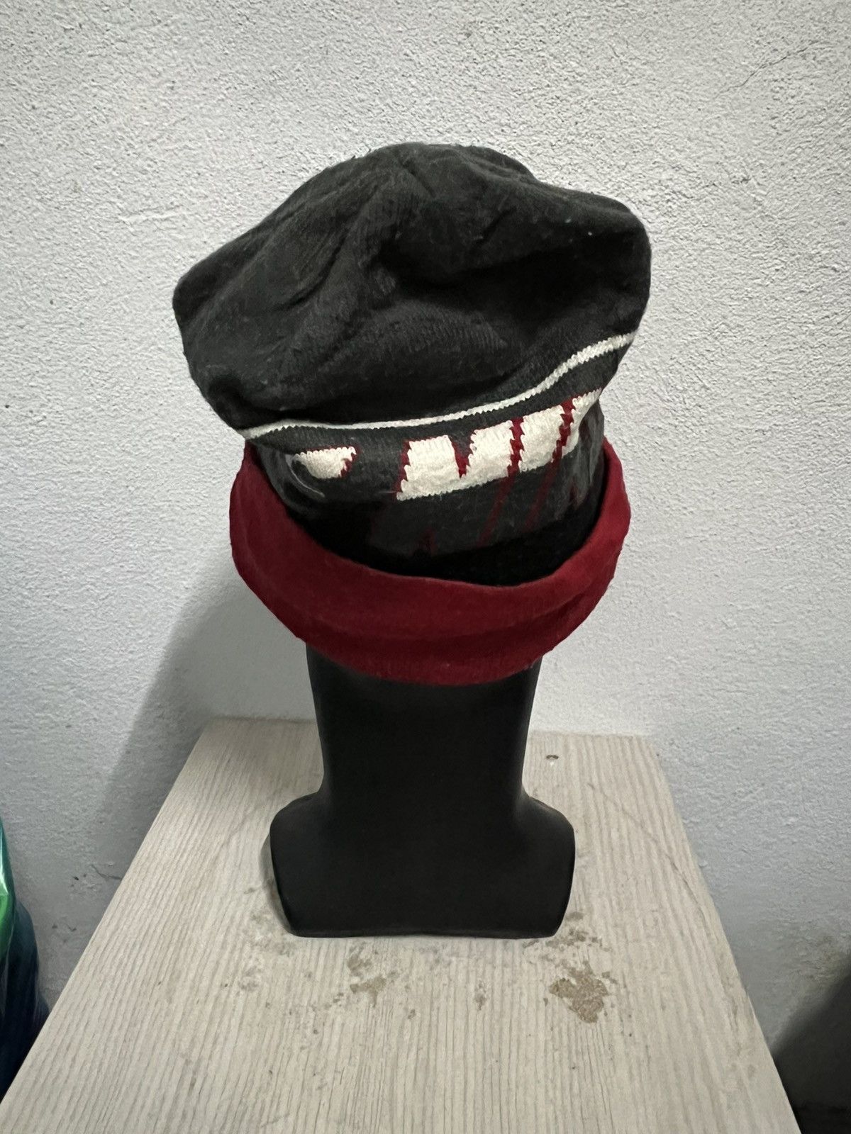 Nike Vintage Nike Swoosh Spell Out Beanie Hat Size ONE SIZE - 5 Thumbnail