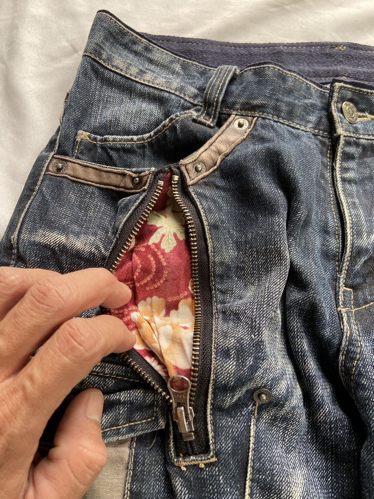 PPFM PPFM PUNK MULTI ZIPPER ARCHIVE DENIM PANTS Size US 31 - 9 Thumbnail