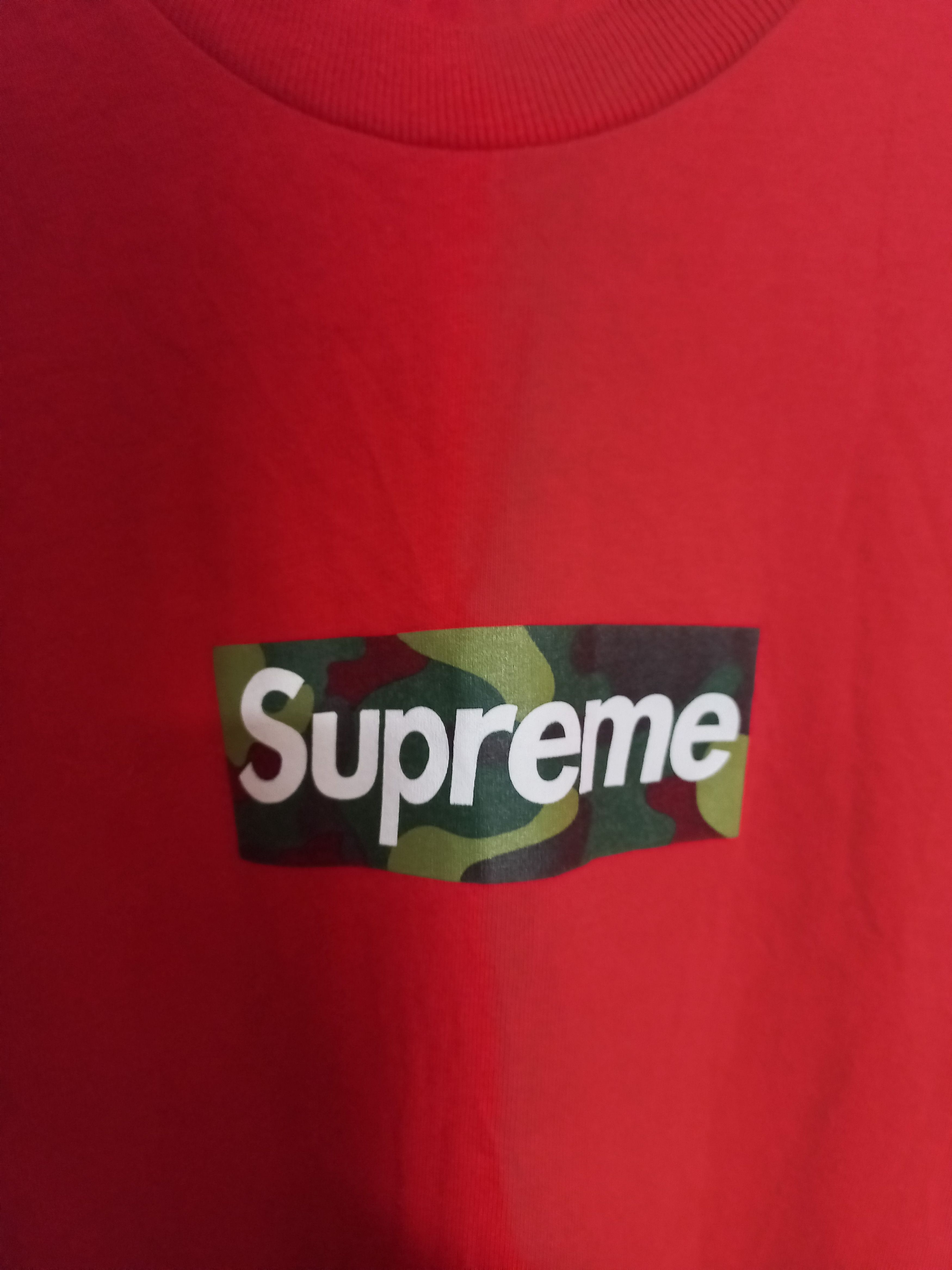Supreme Supreme Camo Box Logo Tee Size US M / EU 48-50 / 2 - 1 Thumbnail