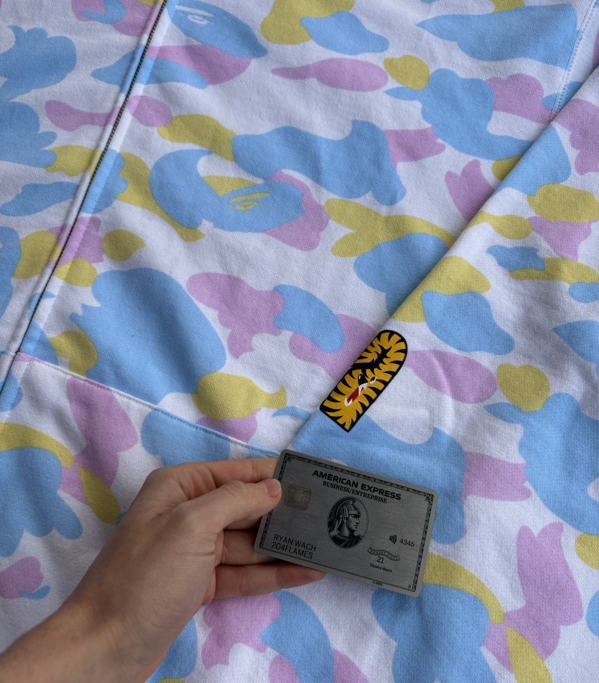 Bape Bape ‘Cotton Candy Camo’ Zip Shark Hoodie Size US XXL / EU 58 / 5 - 3 Thumbnail