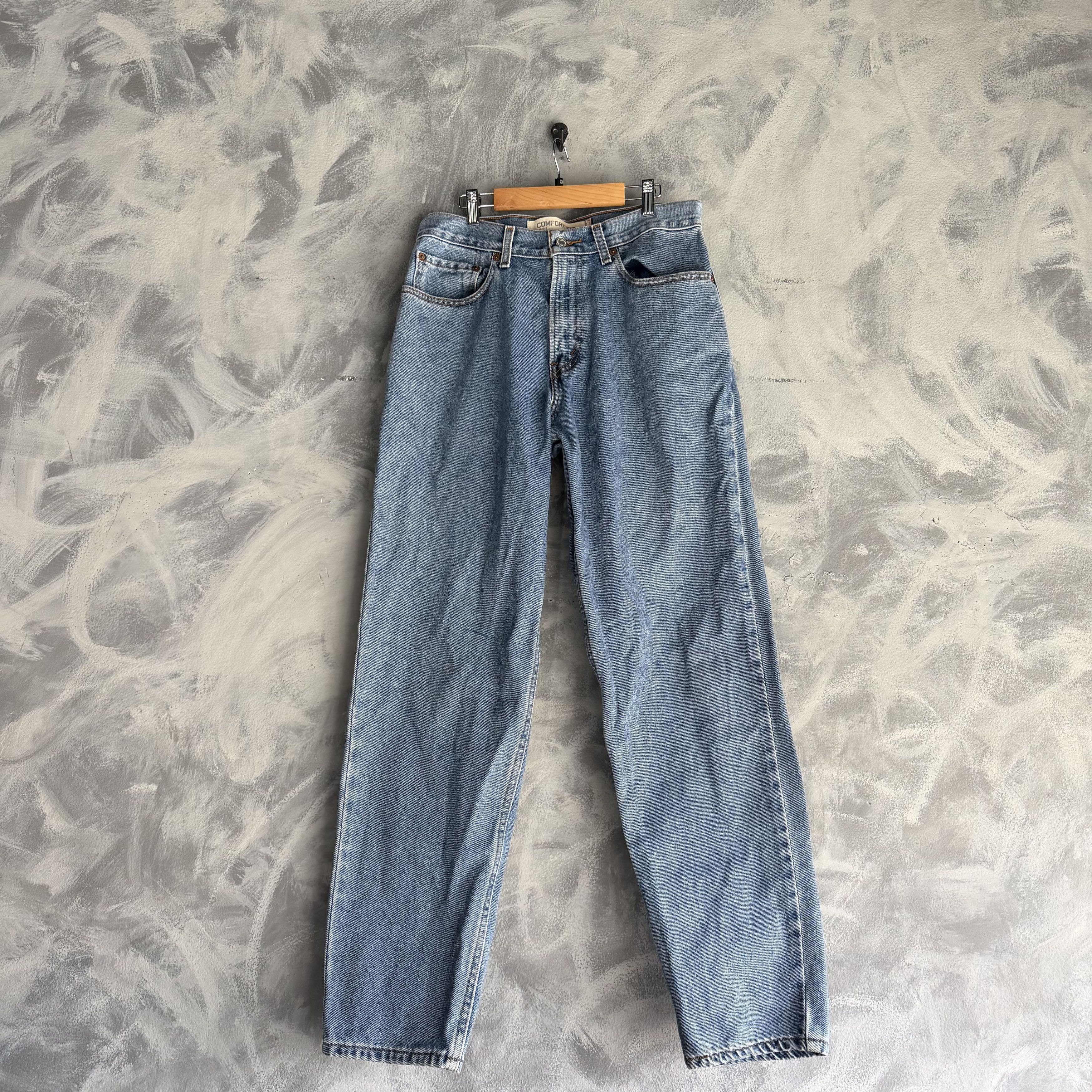 Levi's Vtg Levis 560 Jeans Mens 31x 32 90s Blue Red Tab Size US 31 - 4 Thumbnail