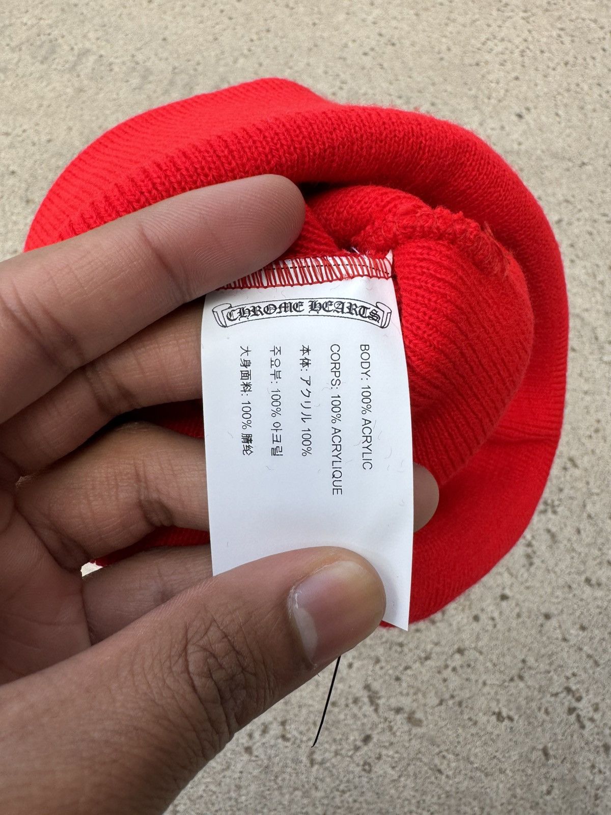 Chrome Hearts Chrome Hearts Embroidered Beanie Size ONE SIZE - 2 Thumbnail
