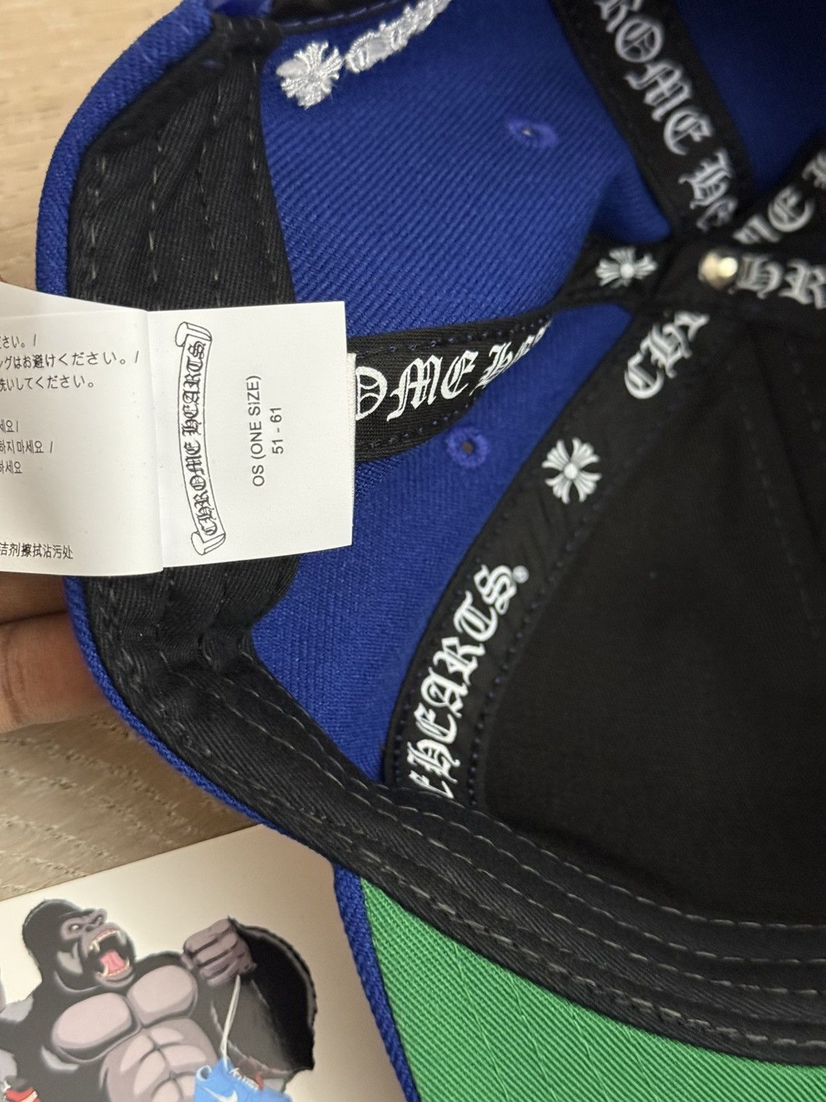 Chrome Hearts Chrome Hearts 6 Panel On Field Baseball Cap Blue White Size ONE SIZE - 8 Thumbnail