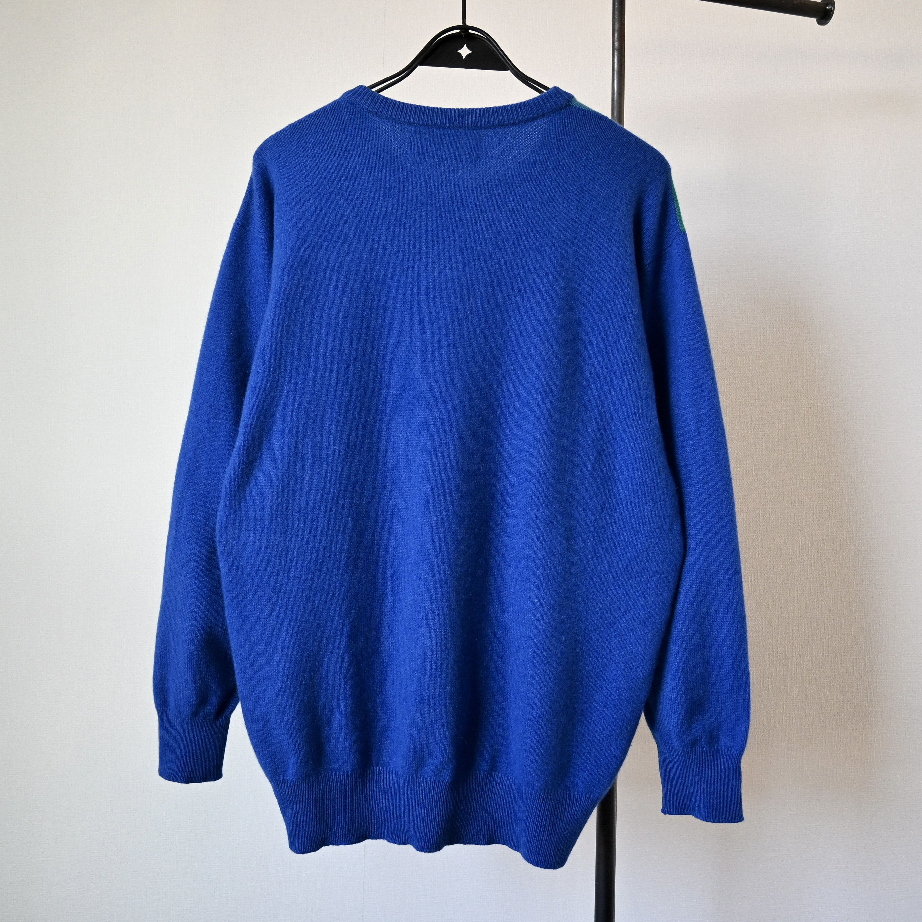 Vintage VTG 1980s Beth Brett pure cashmere sweater, made in Scotland Size US L / EU 52-54 / 3 - 2 Thumbnail
