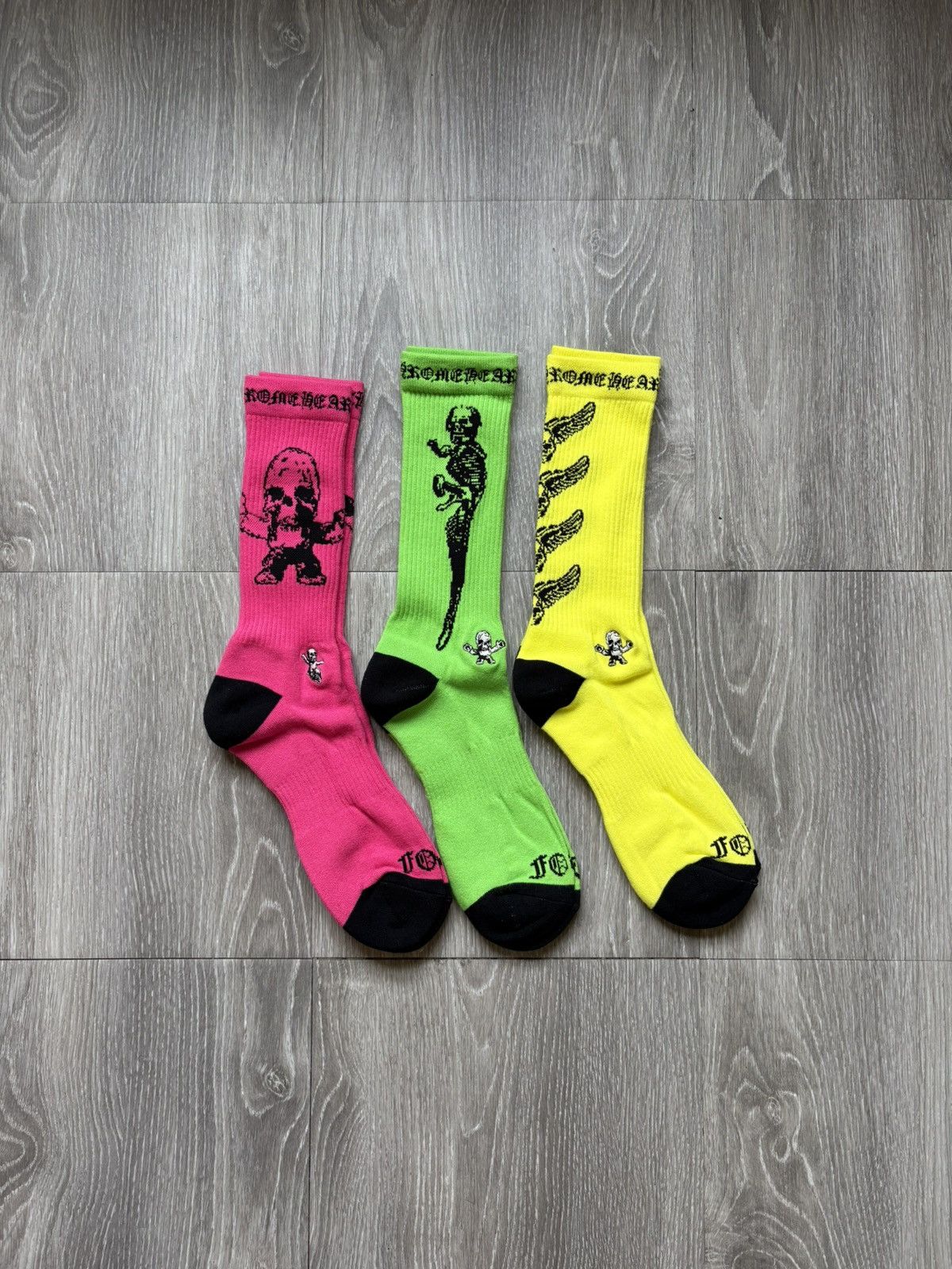 Chrome Hearts Chrome Hearts Foti Socks Set Size ONE SIZE - 1 Thumbnail