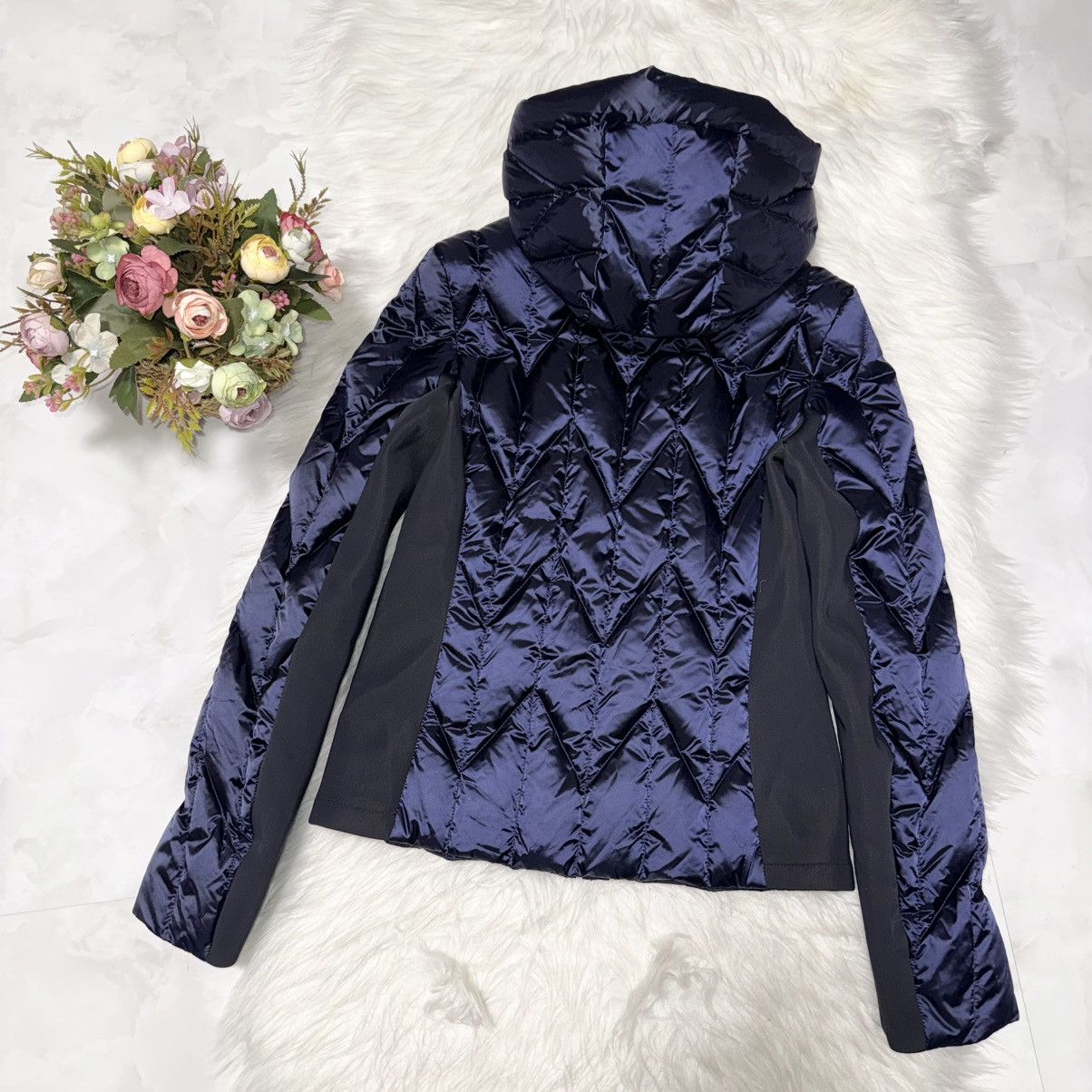 Prada Authentic Prada Leather Triangle Logo Hooded Down Jacket 38 Size XS / US 0-2 / IT 36-38 - 5 Thumbnail
