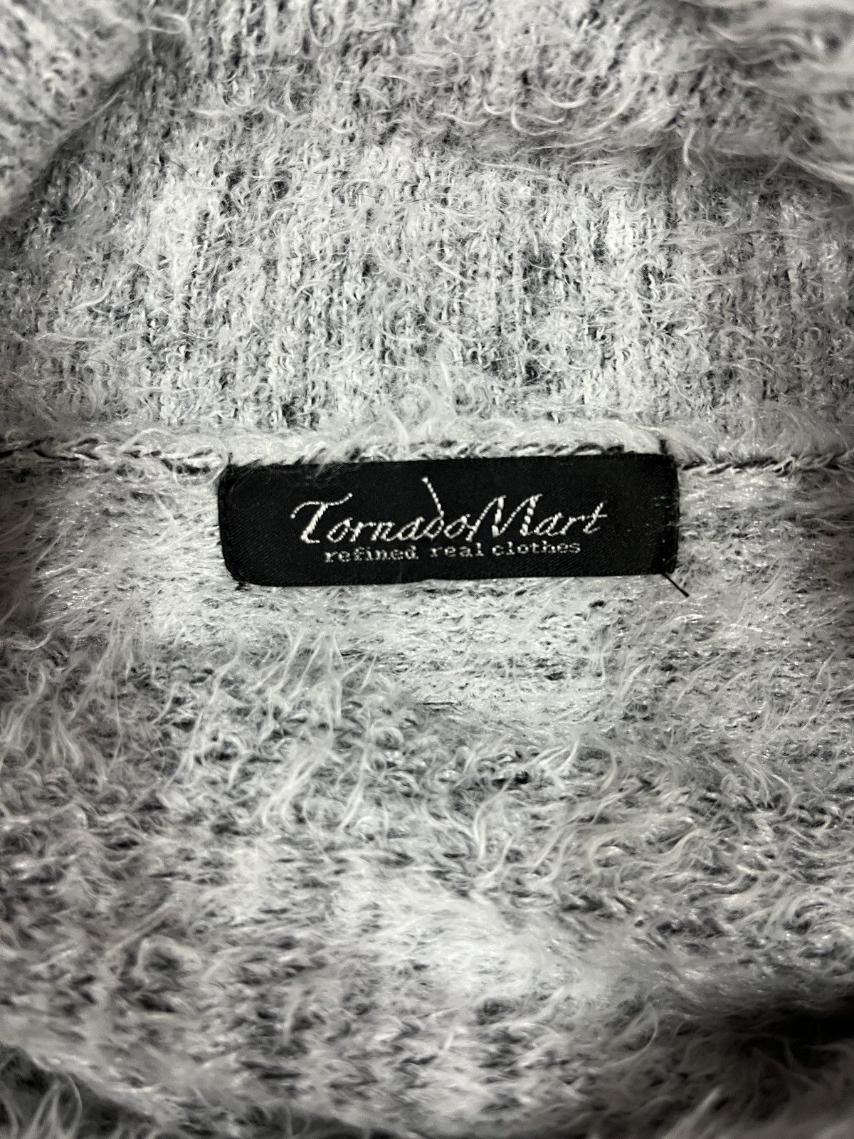 Tornado Mart Tornado mart gray feather yarn cardigan Size M / US 6-8 / IT 42-44 - 11 Thumbnail