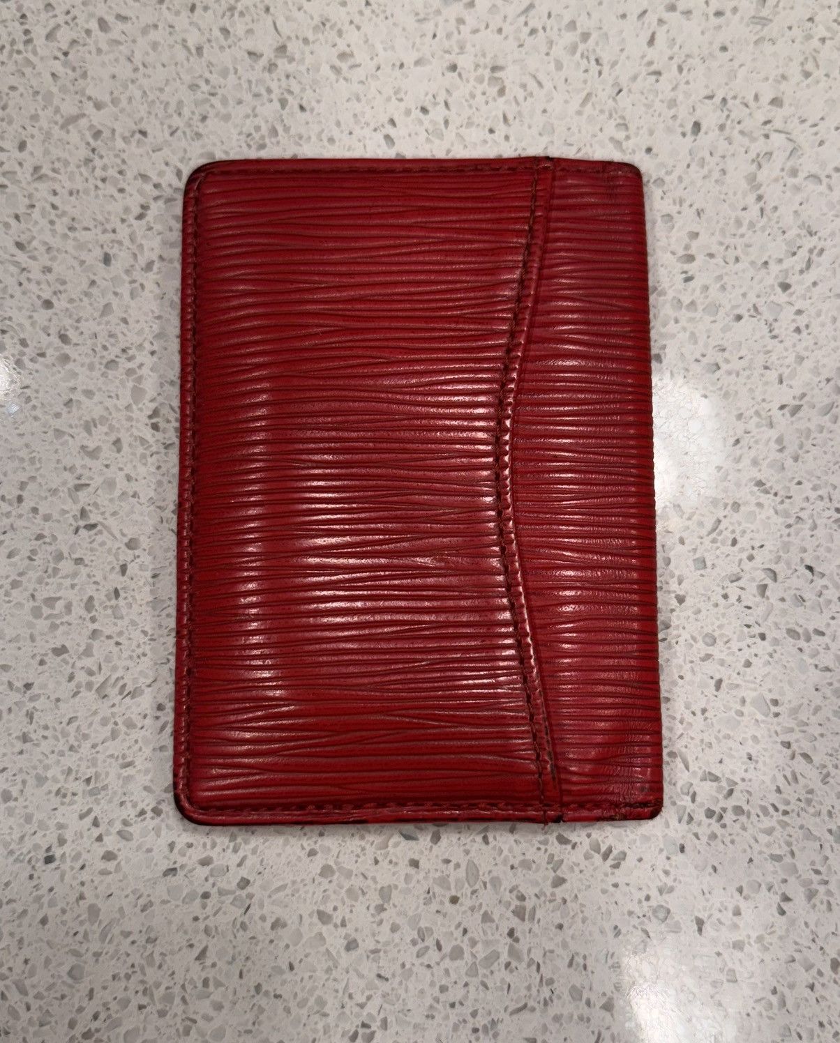 Louis Vuitton Louis Vuitton Red Epi Leather Pocket Organizer Size ONE SIZE - 2 Thumbnail