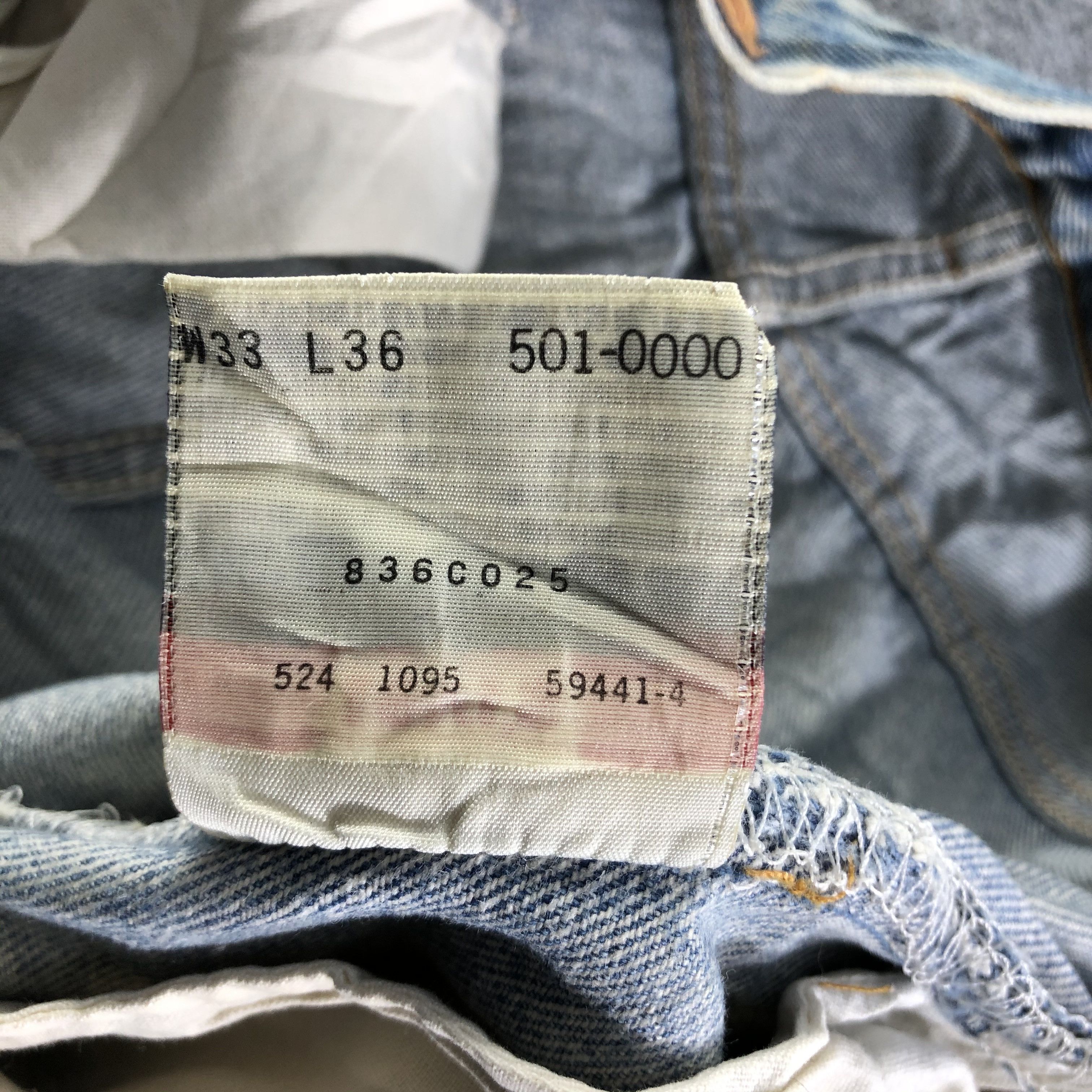 Levi's Vintage 90s Levis 501 Jeans-J3587 Size US 32 / EU 48 - 12 Thumbnail